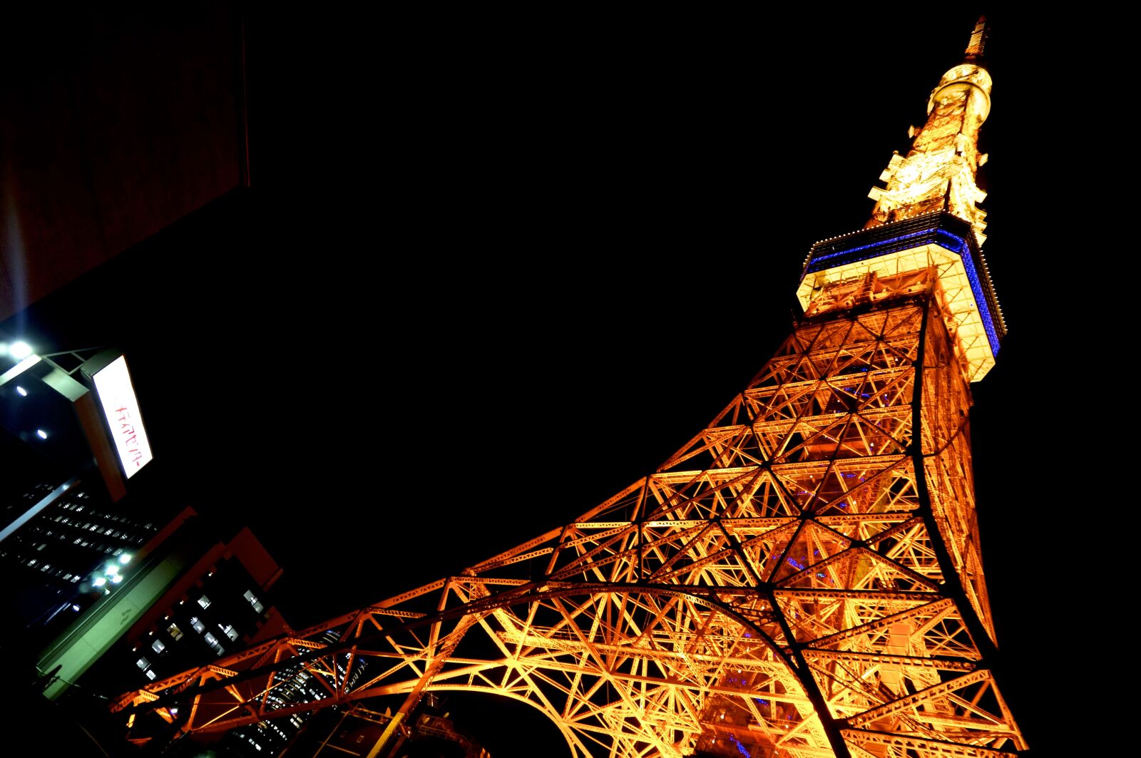 Sony Alpha NEX-6 sample photo. Tokyo tower, night, building photography