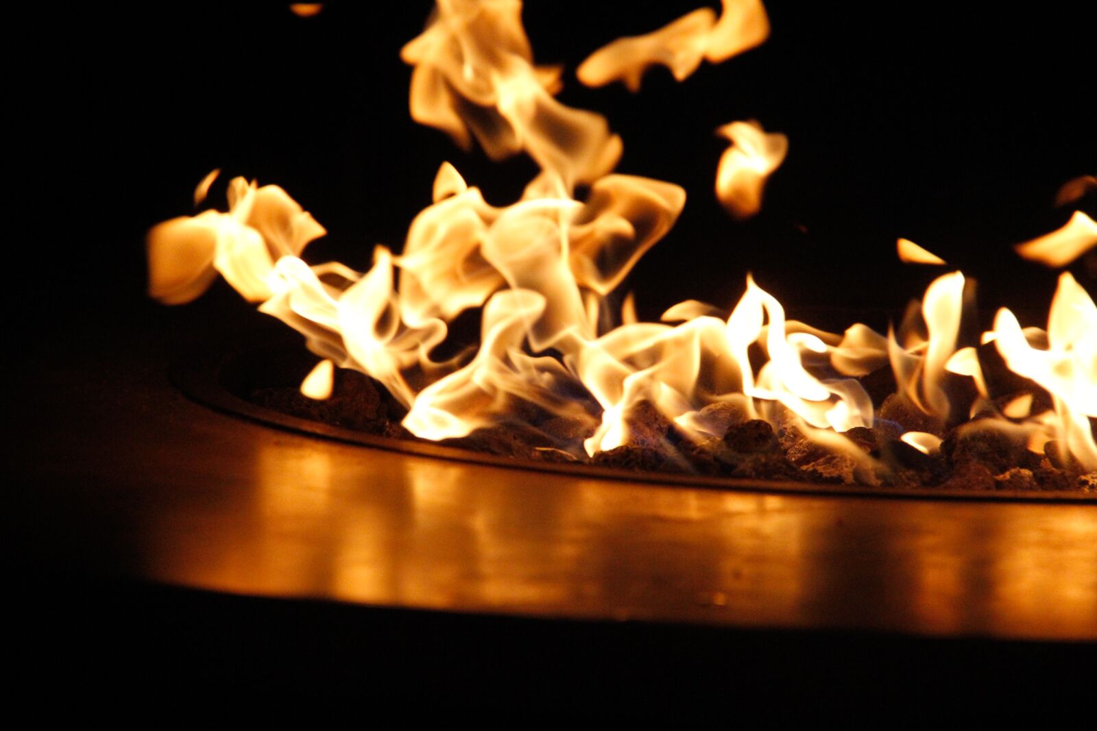 Canon EOS 60D sample photo. Fire, burning, night photography