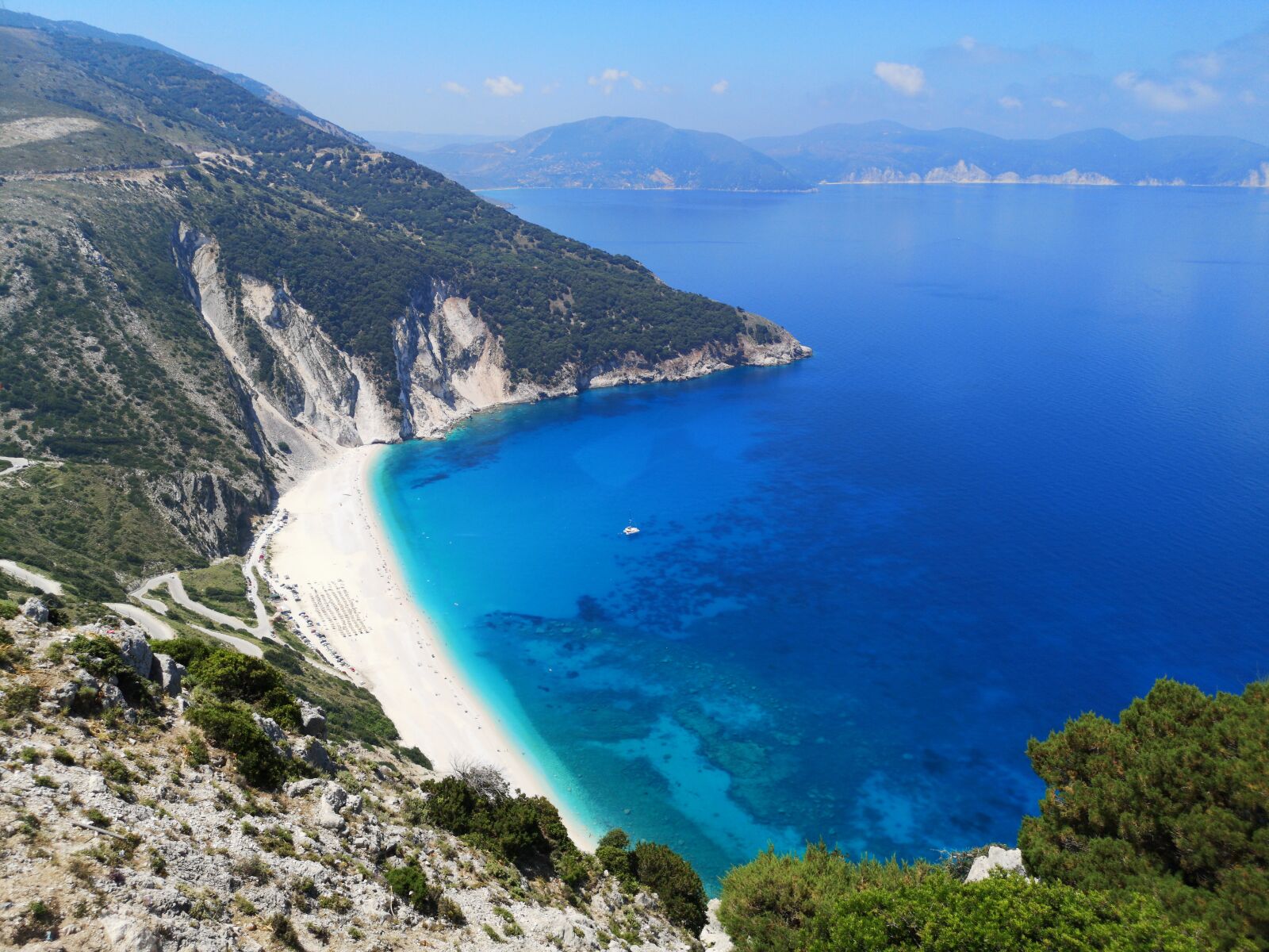 HUAWEI CLT-L29 sample photo. Kefalonia, myrtos, beach photography