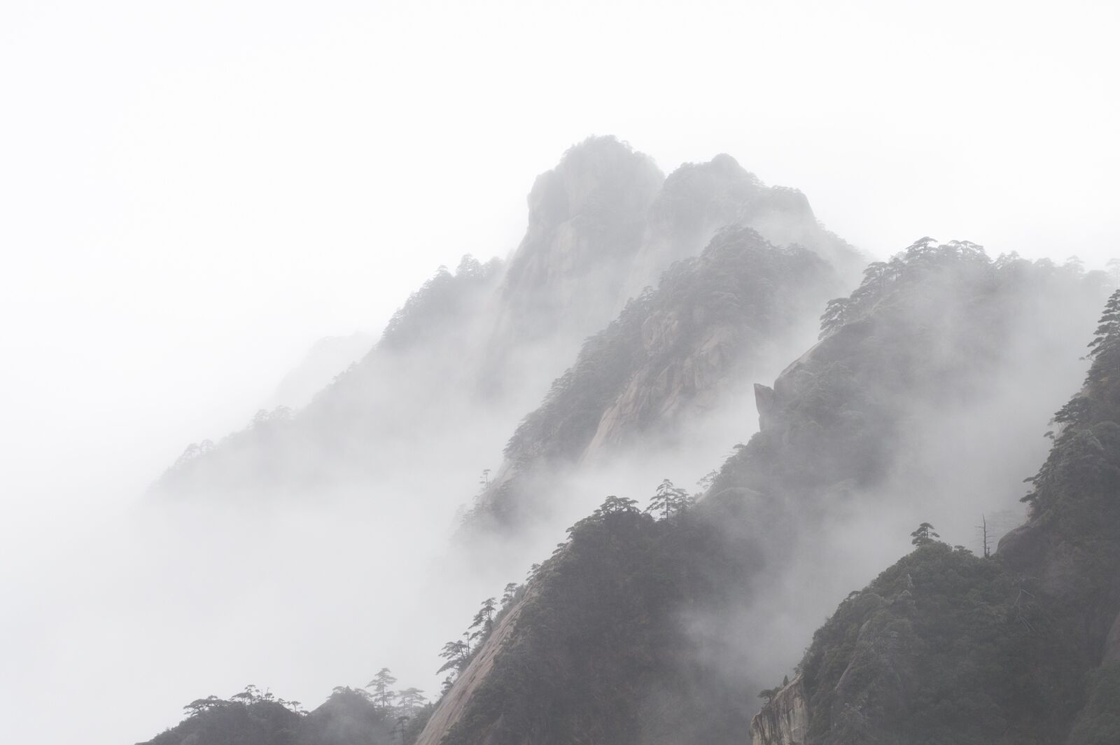 Nikon D3200 sample photo. Huangshan, winter, a surname photography
