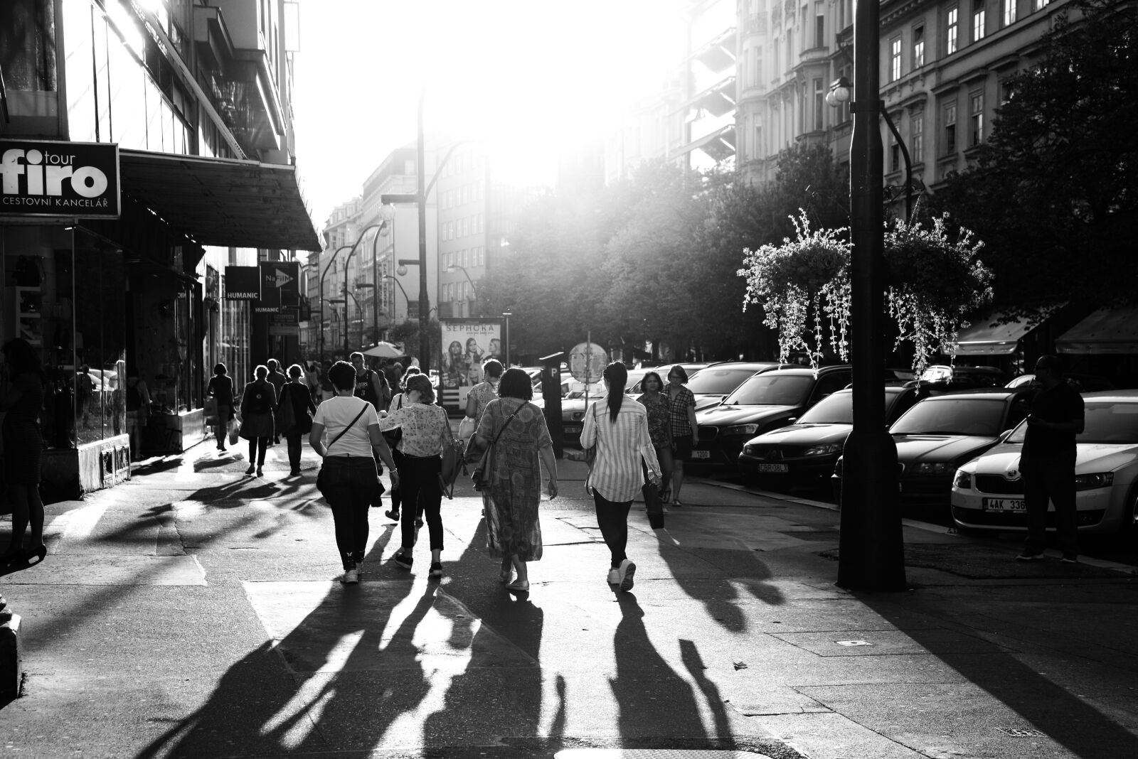 Nikon D610 sample photo. Prague, street, shadows photography