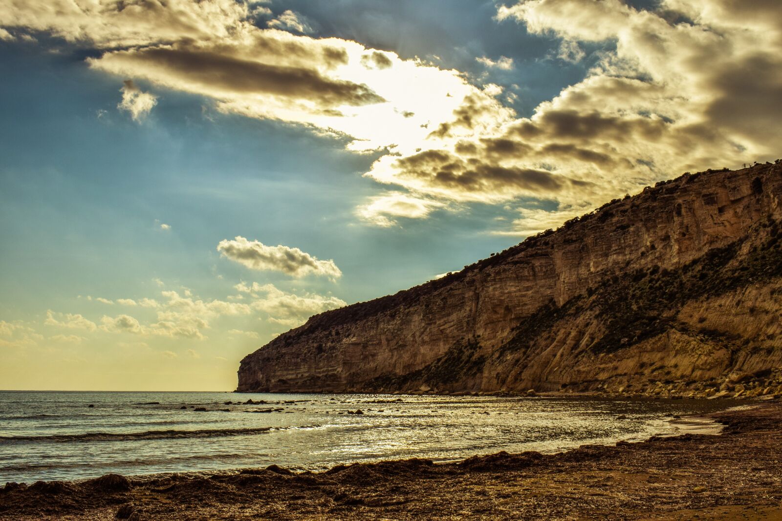 Nikon D3300 sample photo. Beach, cliffs, landscape photography
