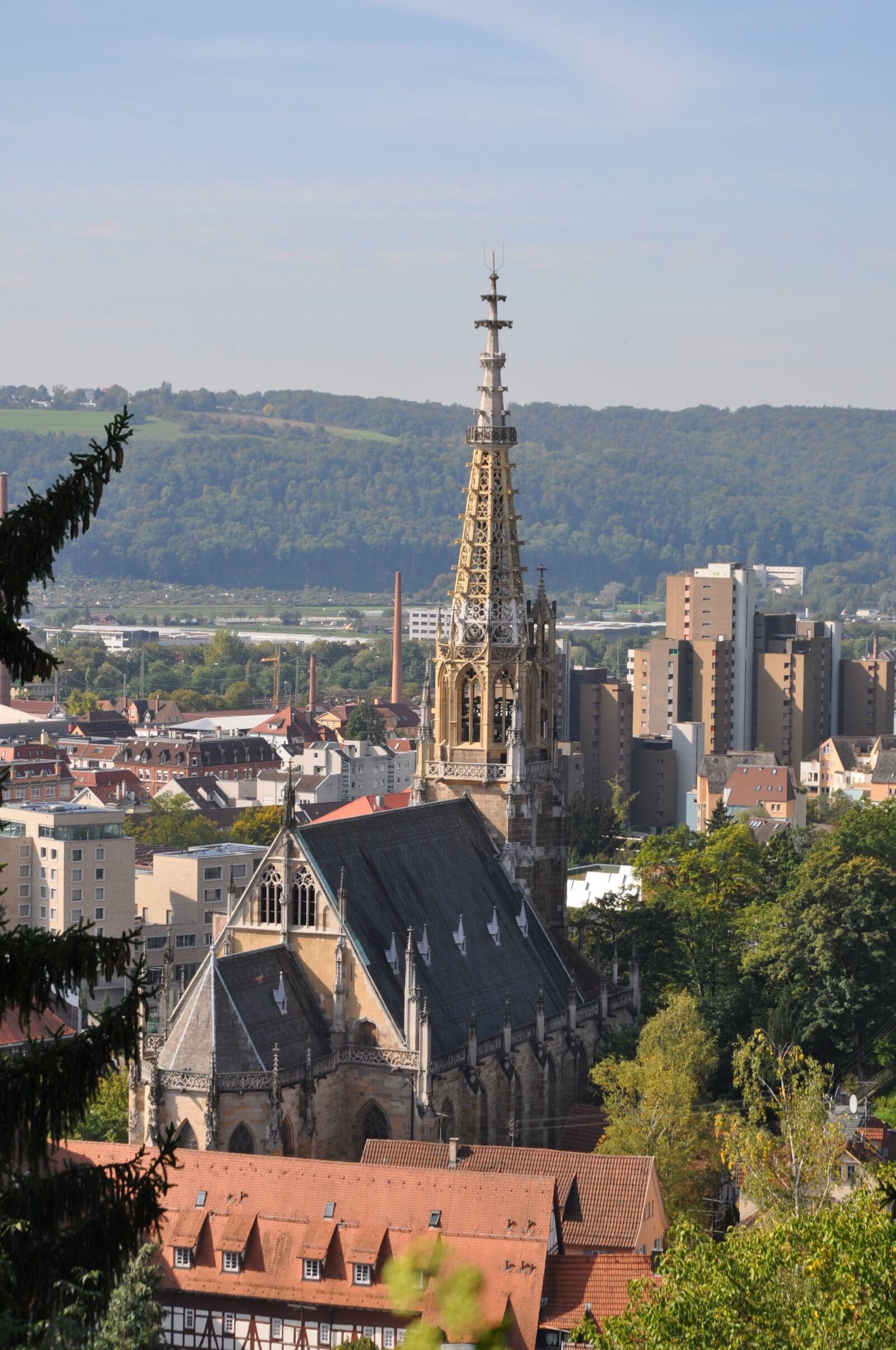 Nikon D5000 sample photo. Esslingen, neckar, frauenkirche photography