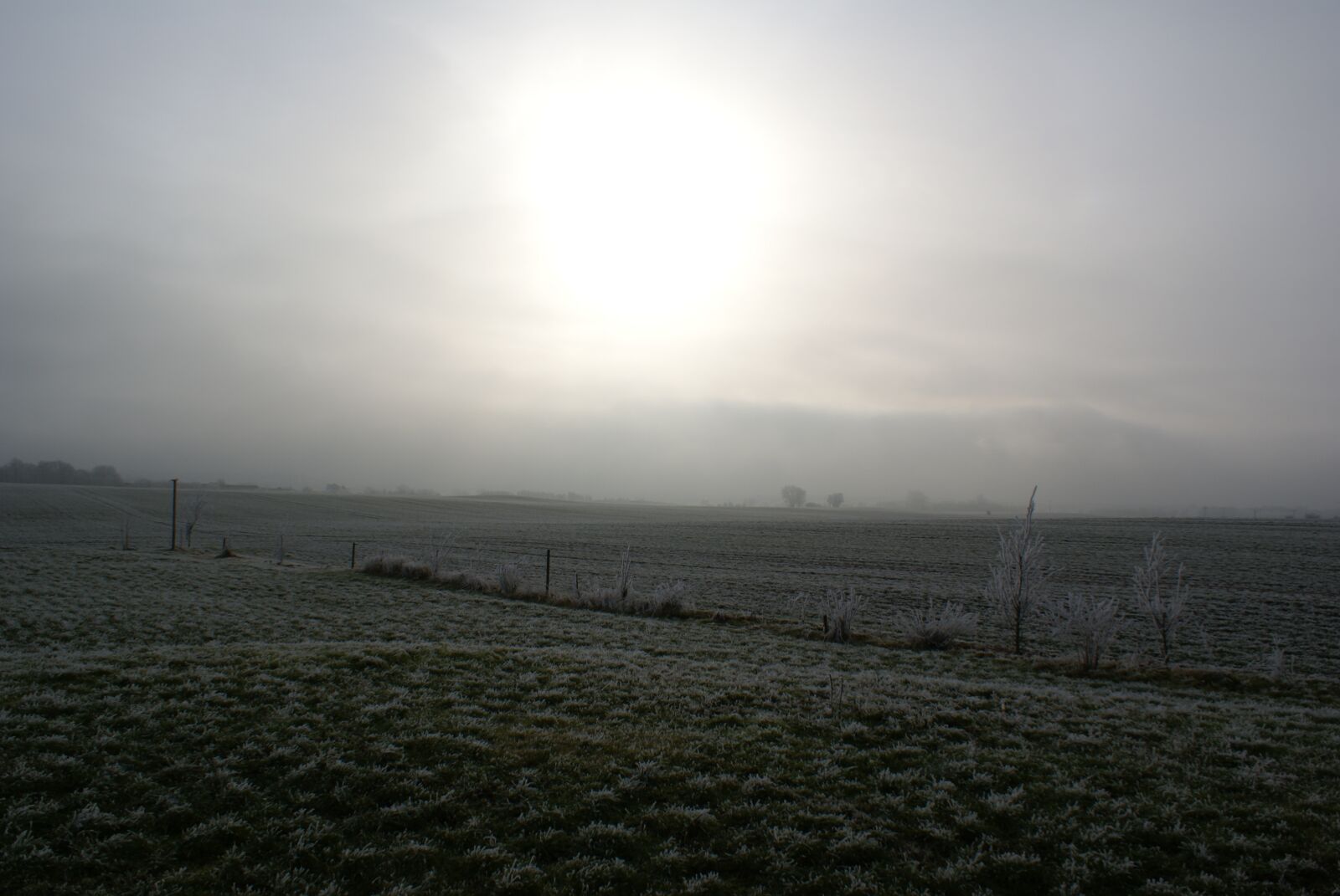 Sony Alpha DSLR-A100 sample photo. Sunrise, landscape, cold photography