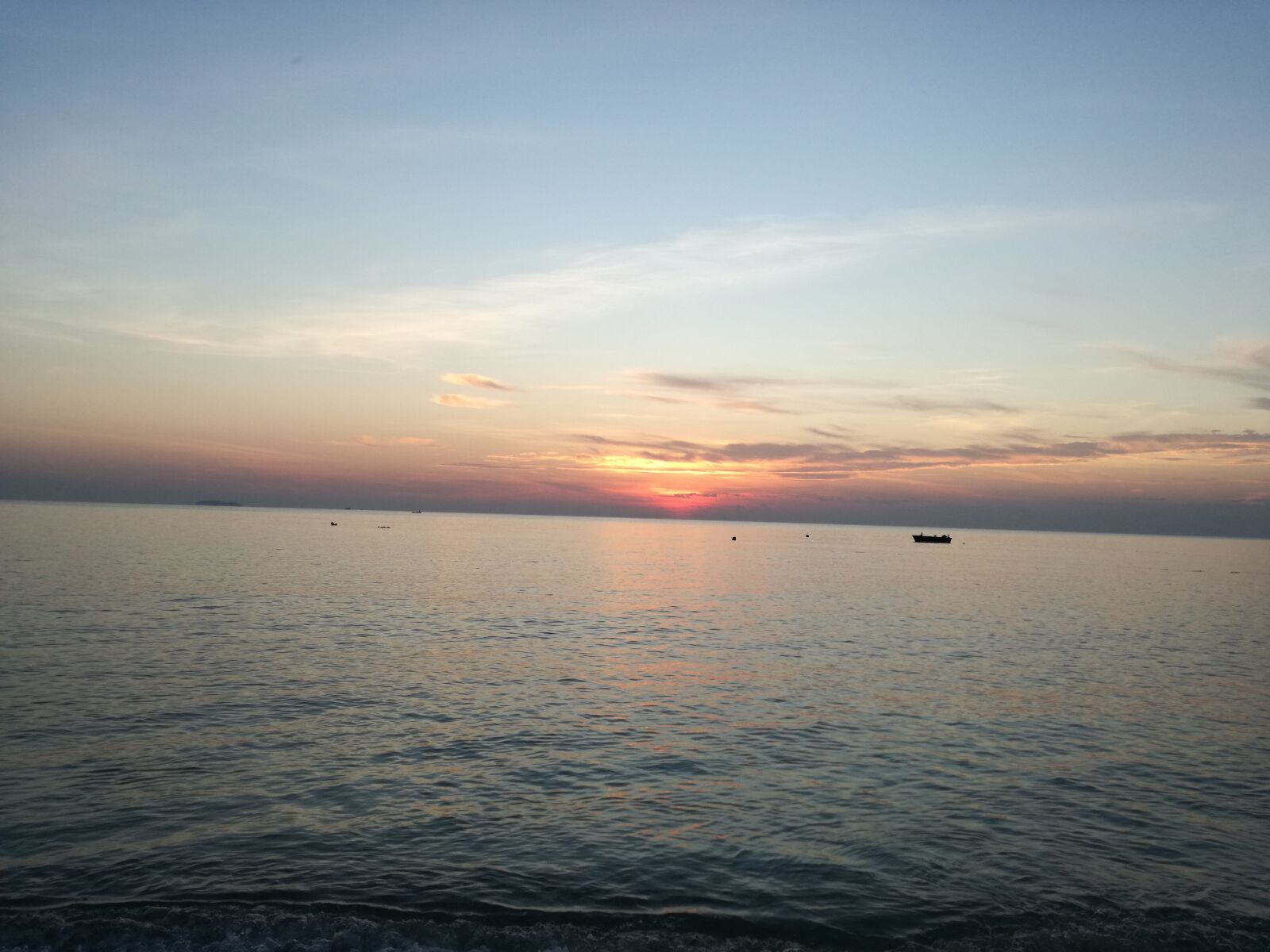 HUAWEI P9 LITE sample photo. Sea, asahi, morning glow photography