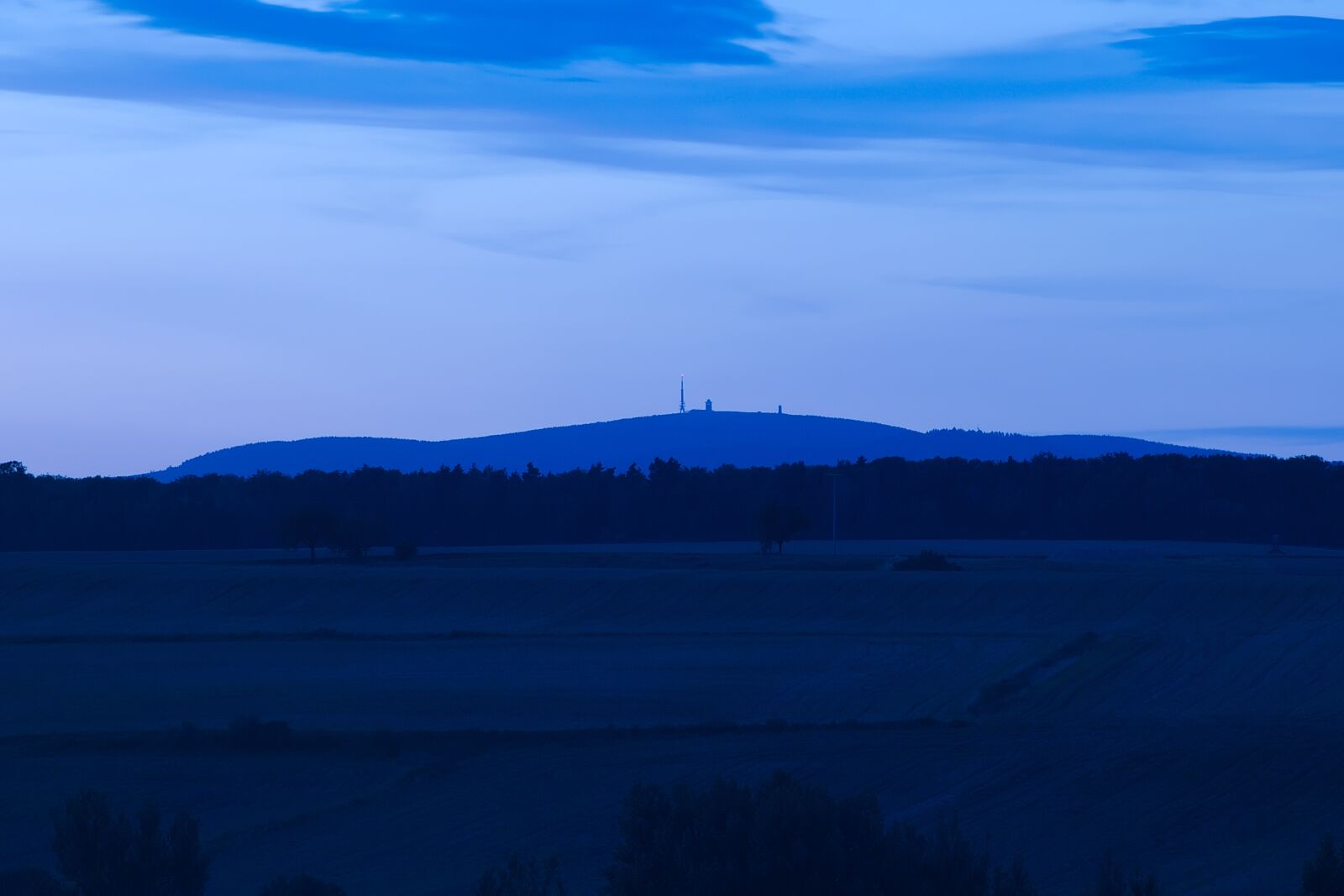 Nikon D3300 sample photo. Blue hour, boulder, resin photography