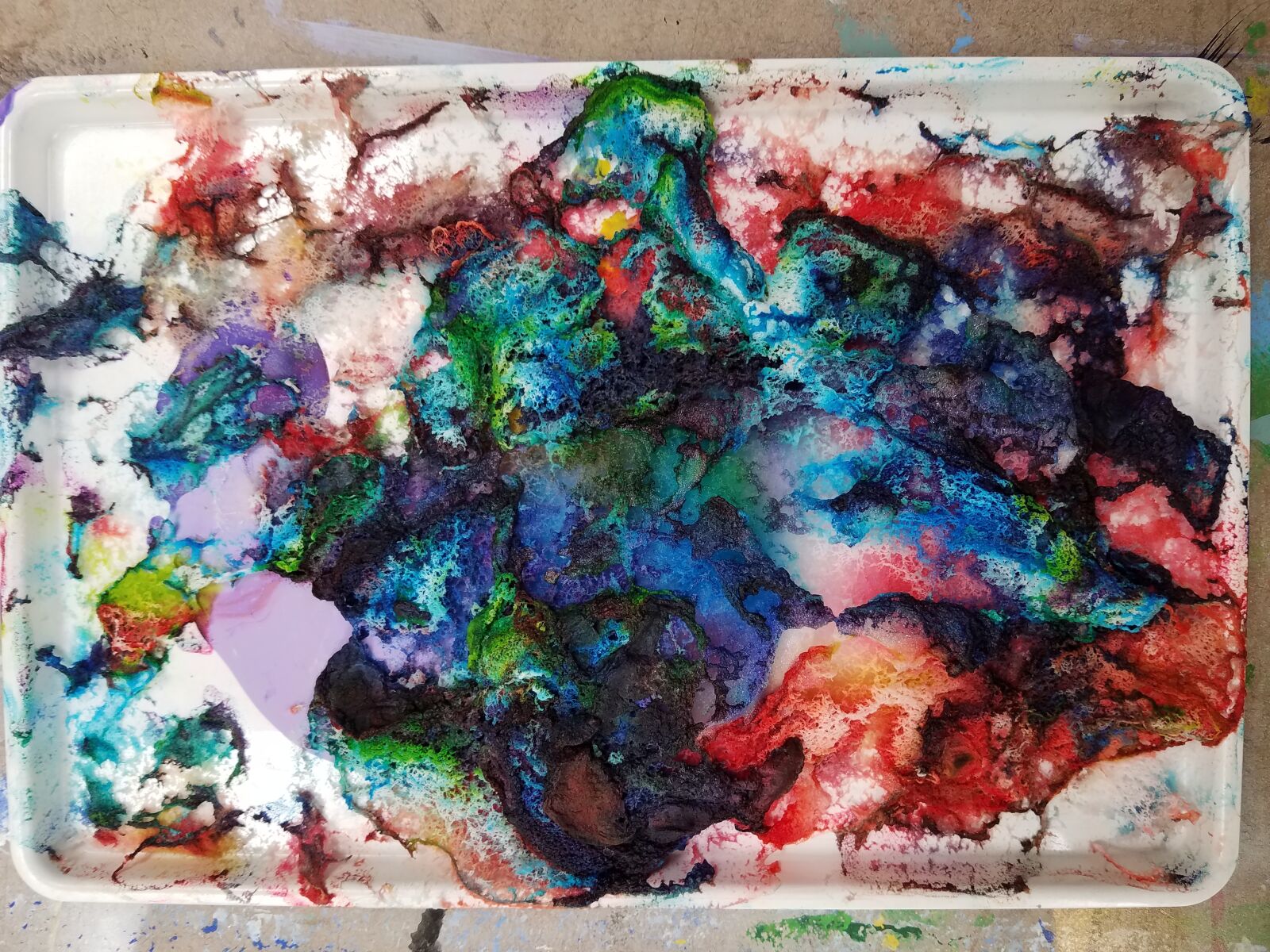 Samsung Galaxy S7 sample photo. Color, shaving creme, pink photography