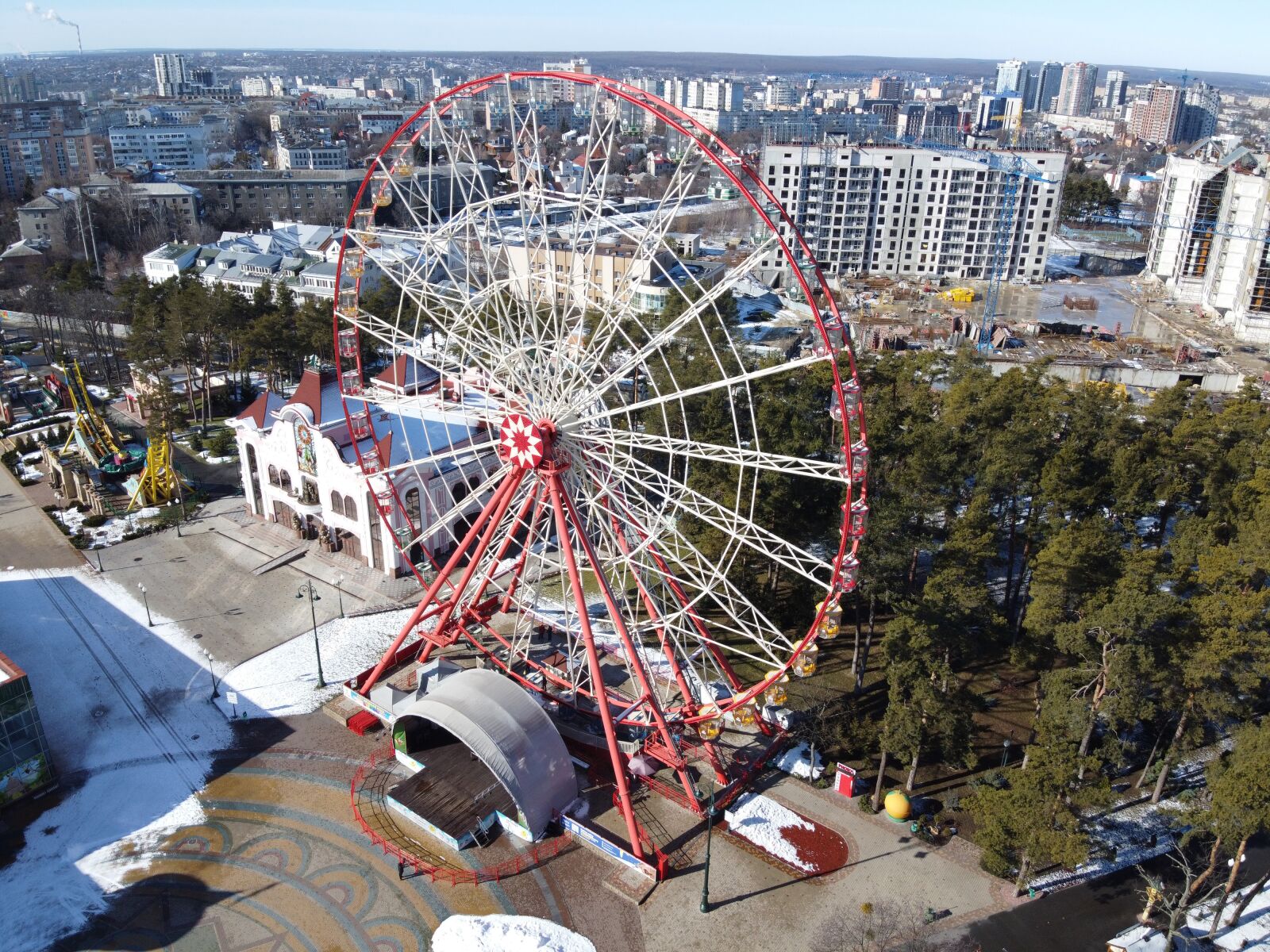 DJI FC7203 sample photo. Gorky park, kharkov, quadcopter photography