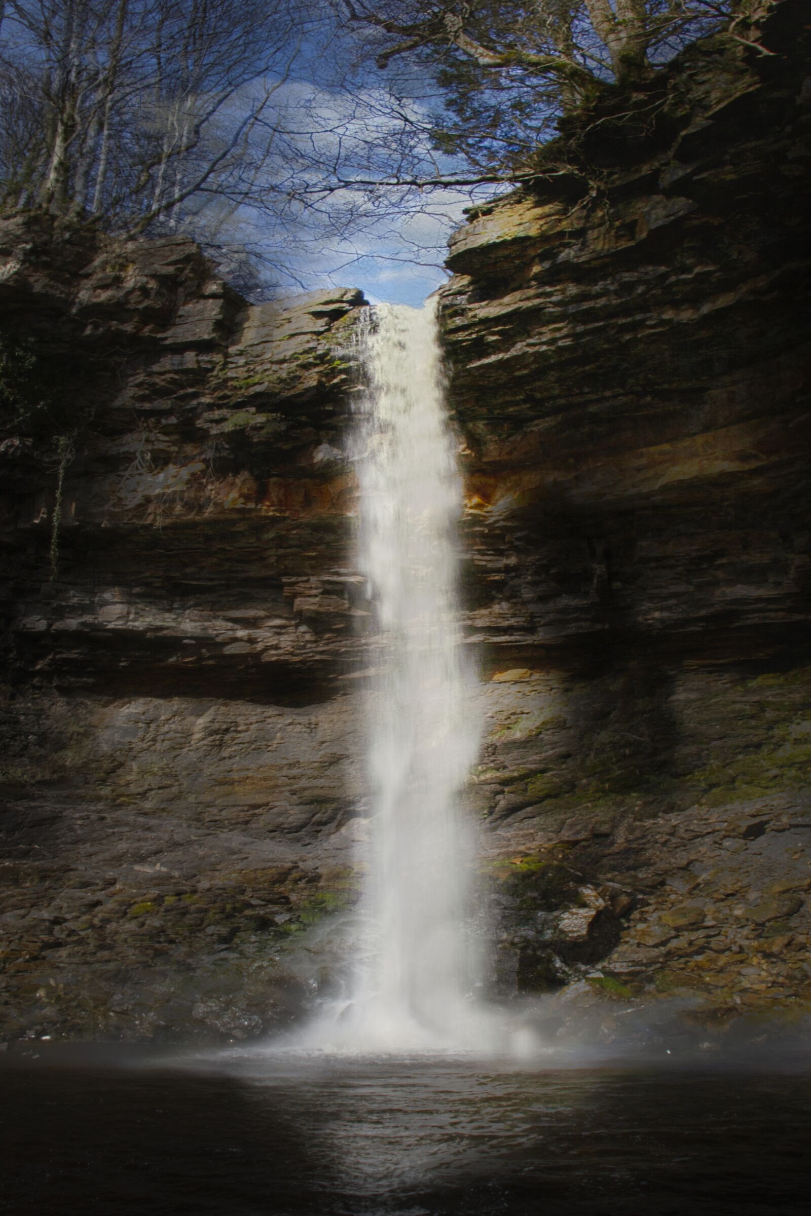 Canon EOS 400D (EOS Digital Rebel XTi / EOS Kiss Digital X) sample photo. Waterfall, yorkshire, landscape photography