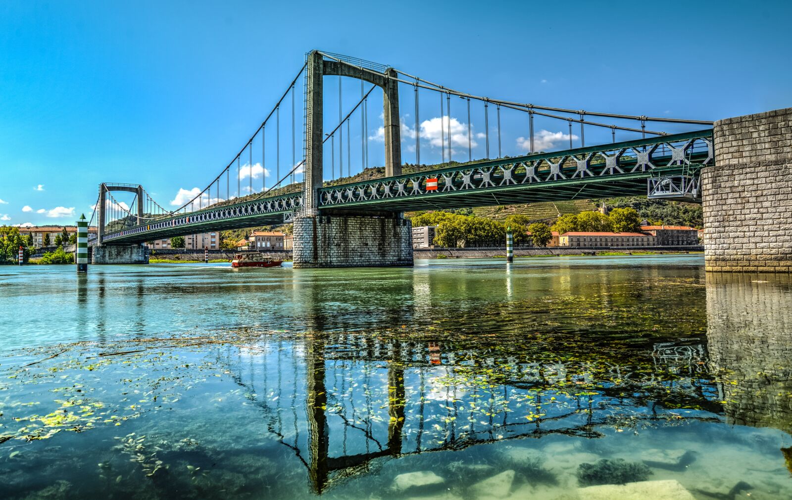 Nikon D610 sample photo. Bridge, river, rhone photography