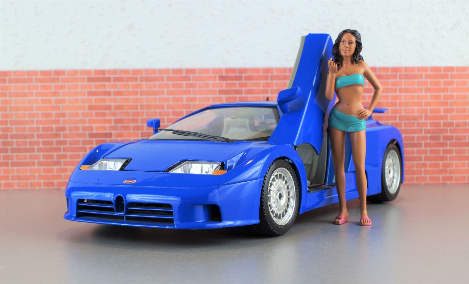 Sony DT 18-70mm F3.5-5.6 sample photo. Model car, bugatti, model photography