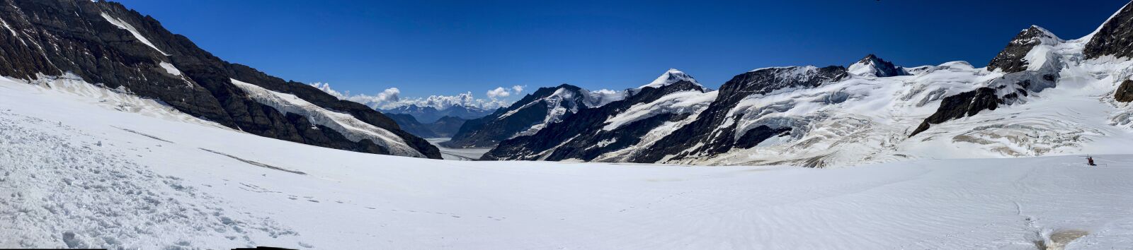 Apple iPhone 11 Pro + iPhone 11 Pro back camera 6mm f/2 sample photo. Jungfraujoch, aletsch glacier, switzerland photography