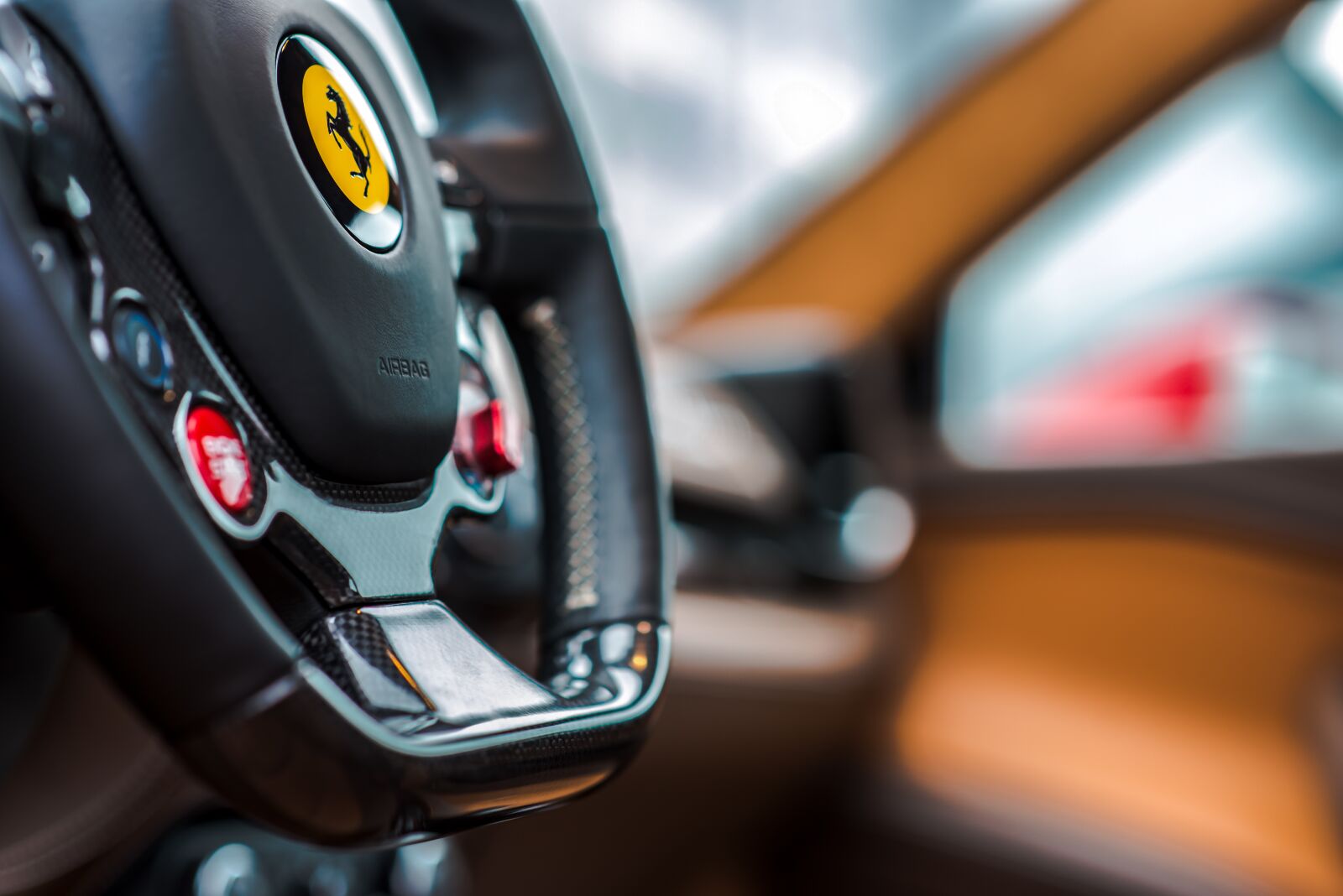 Nikon D800 sample photo. Ferrari steering wheel, the photography