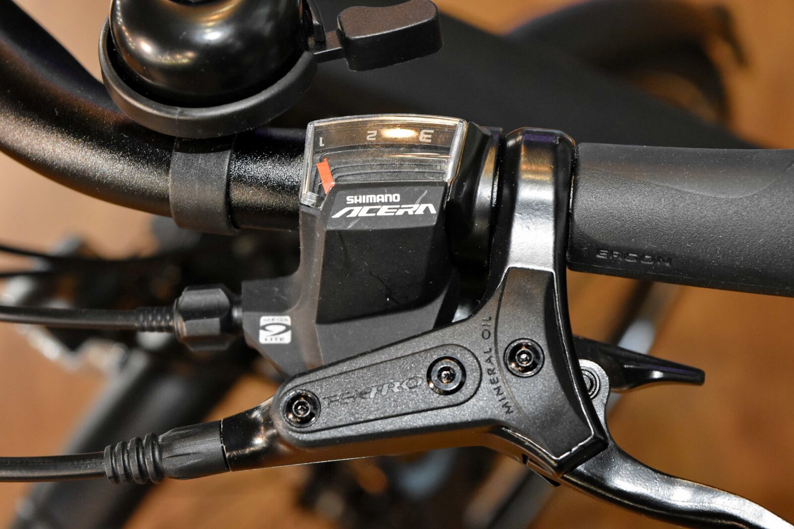 Nikon D5500 sample photo. Gearshift, mountain bike, steering photography