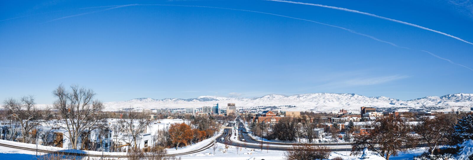 Canon EF 16-35mm F4L IS USM sample photo. Boise, idaho, panorama photography