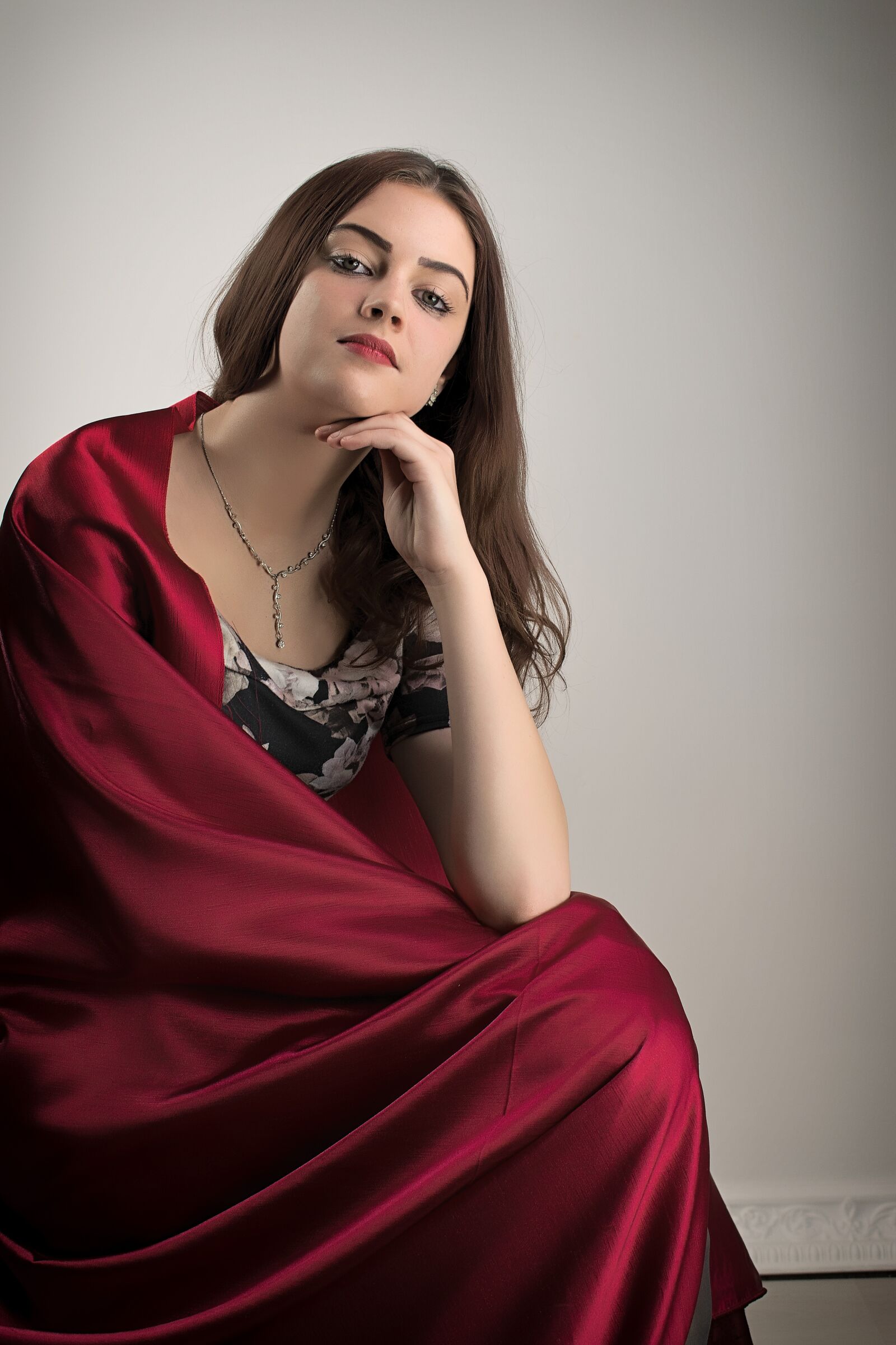 Nikon D5300 sample photo. Girl, red, woman photography