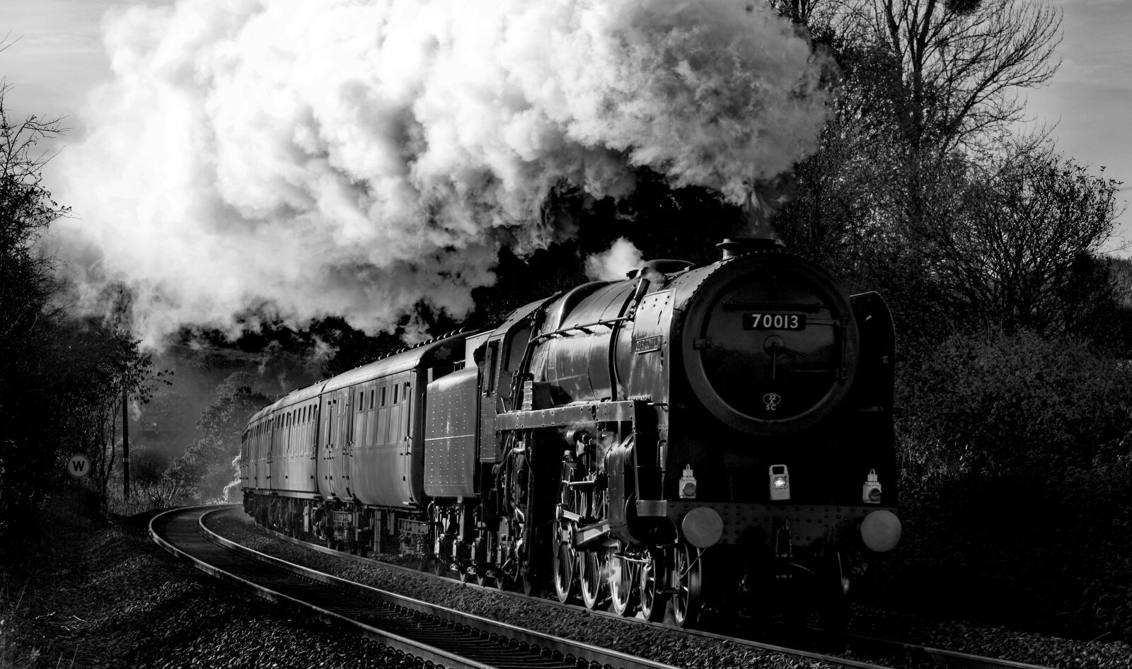 Nikon D90 sample photo. Steam engine, oliver cromwell photography