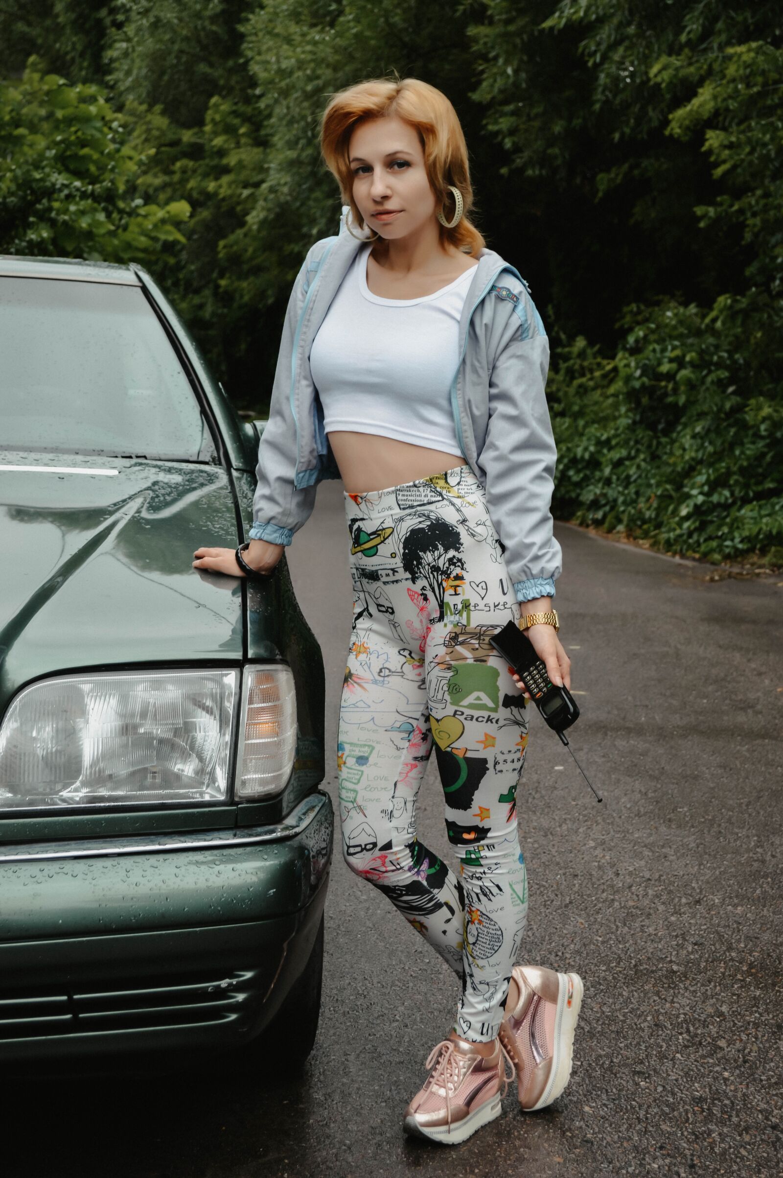 Nikon D3200 sample photo. Mercedes, 90s, hood photography