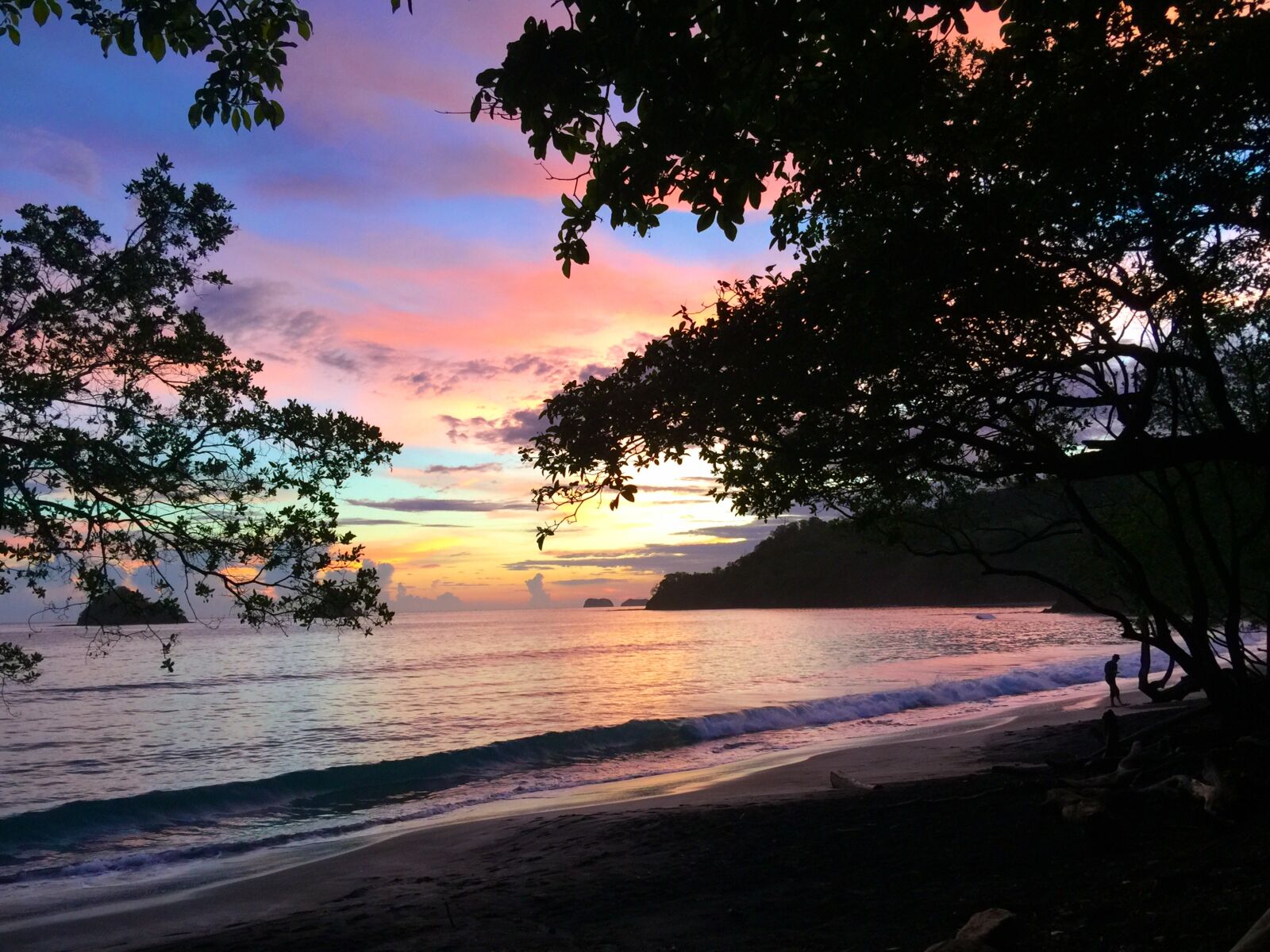 iPhone 6 Plus back camera 4.15mm f/2.2 sample photo. Costa rica, sunset, pacific photography