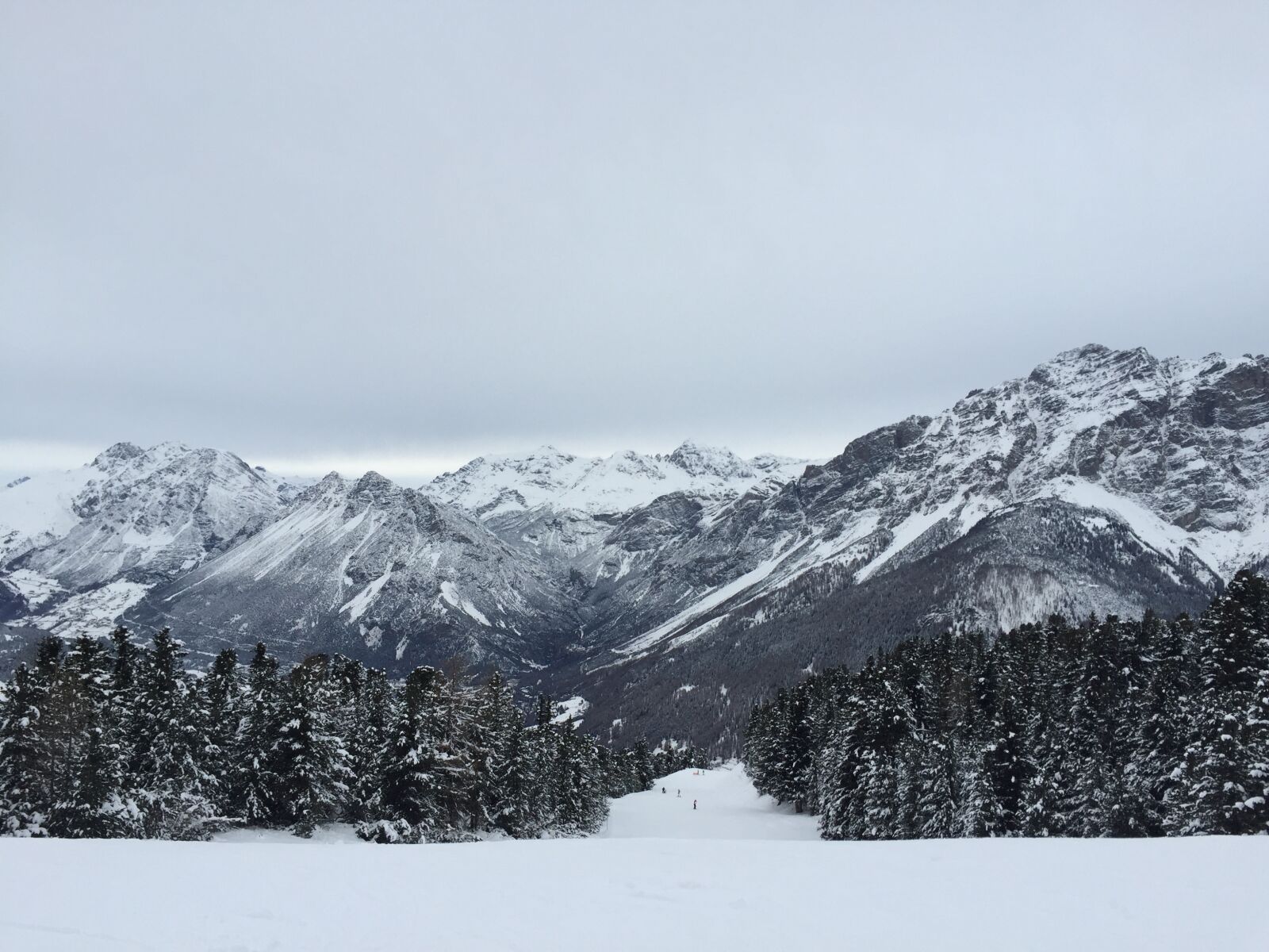 Apple iPhone 6 sample photo. The alps, livigno, panorama photography