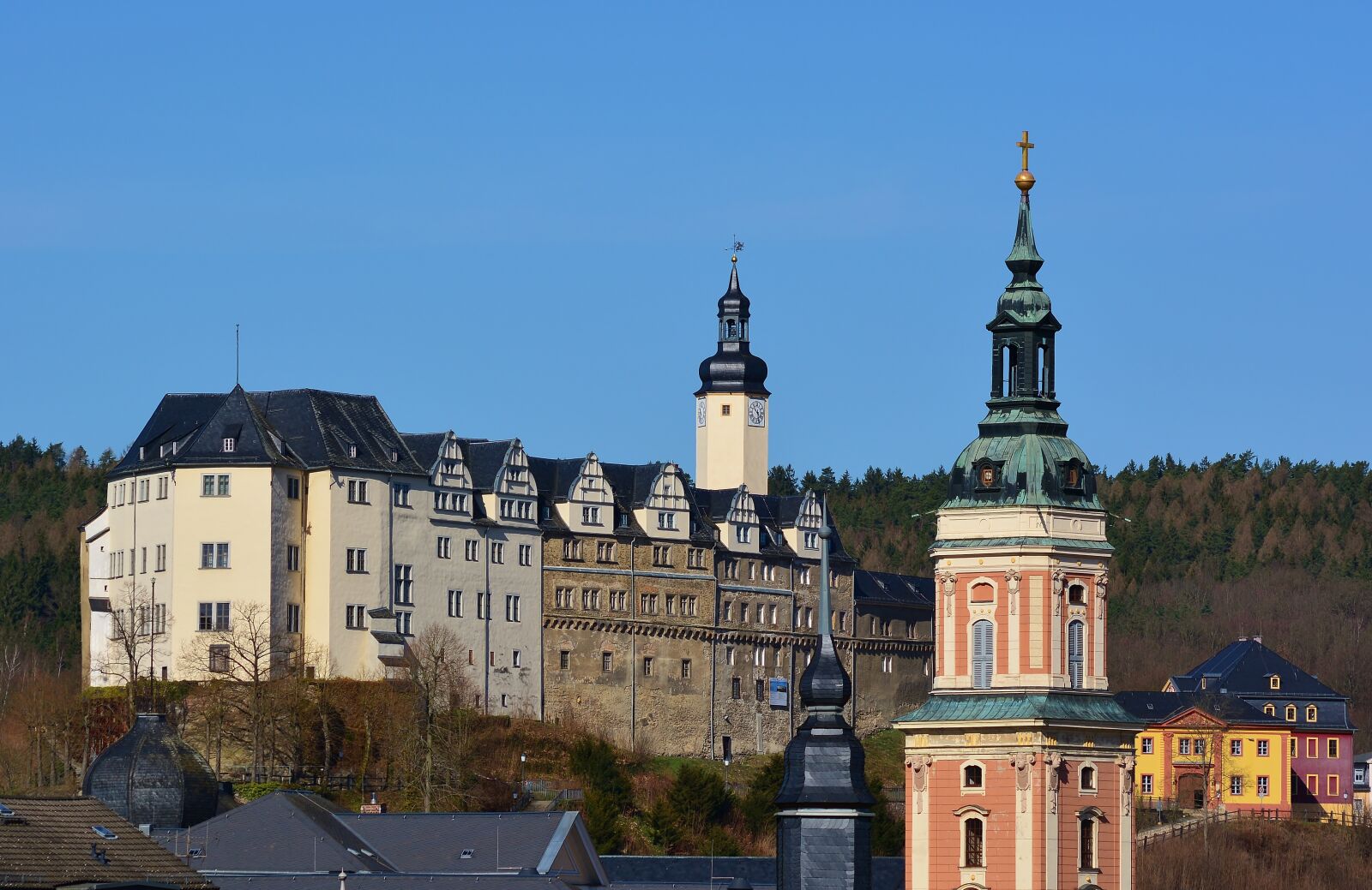 Nikon D5200 sample photo. Church, steeple, castle tower photography