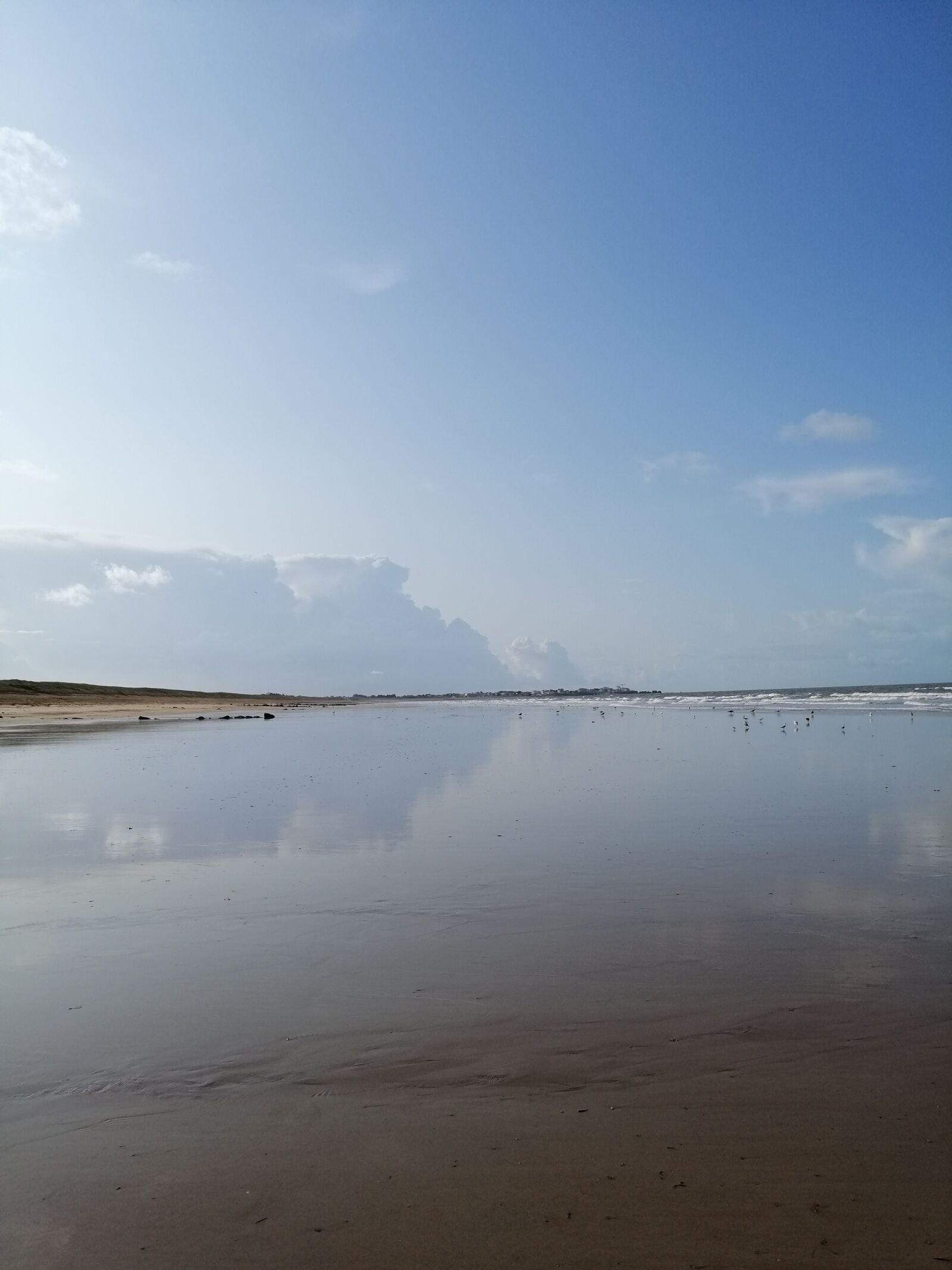 HUAWEI SNE-LX1 sample photo. Reflection, beach, reflections photography