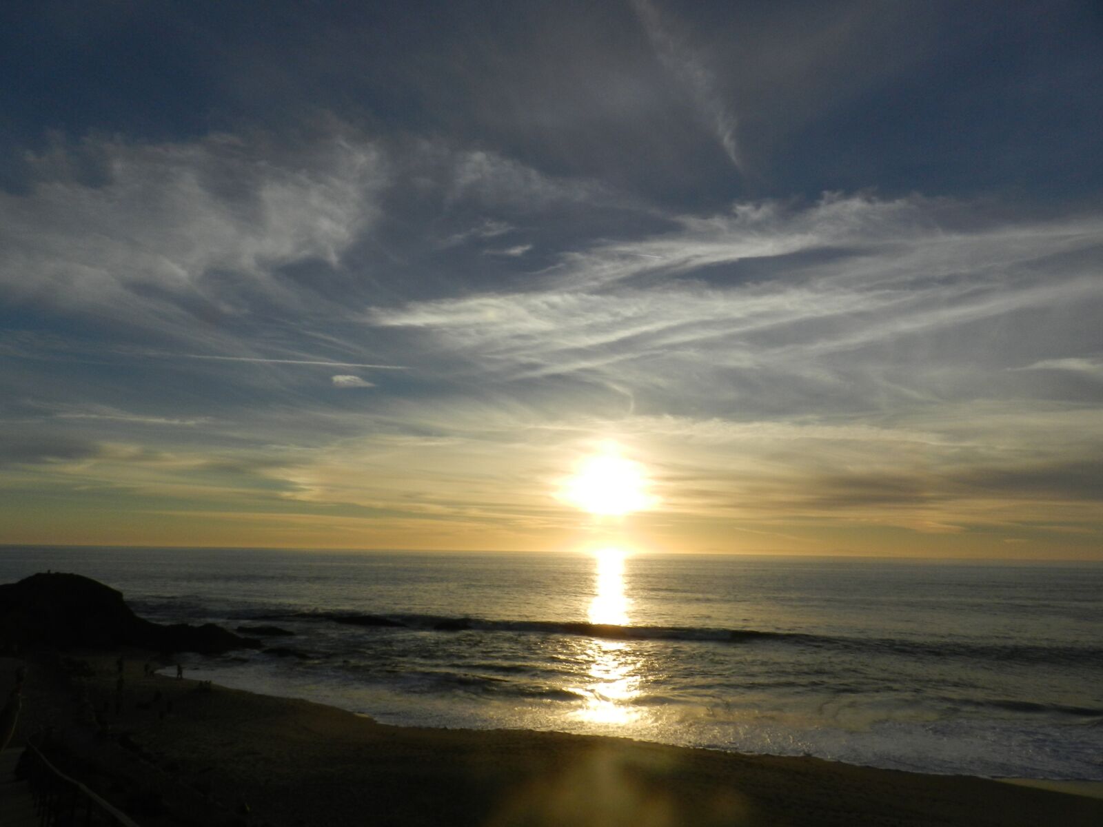Nikon Coolpix P500 sample photo. Ocean, sun set, beach photography