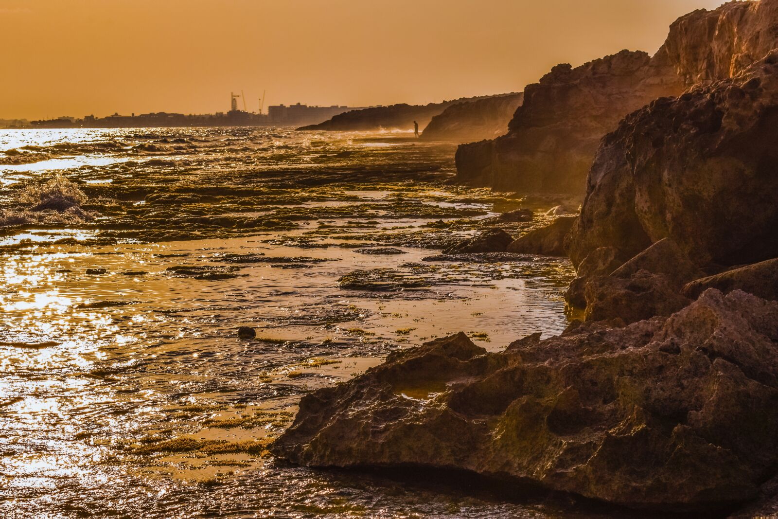 Nikon D3300 sample photo. Sunset, hazy, landscape photography