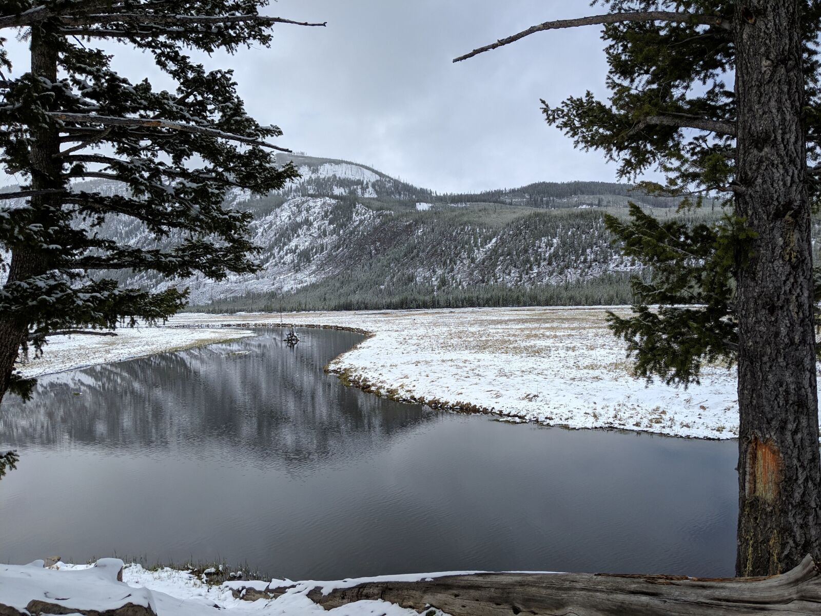 Google Pixel 3 sample photo. Yellowstone, landscape, spring photography