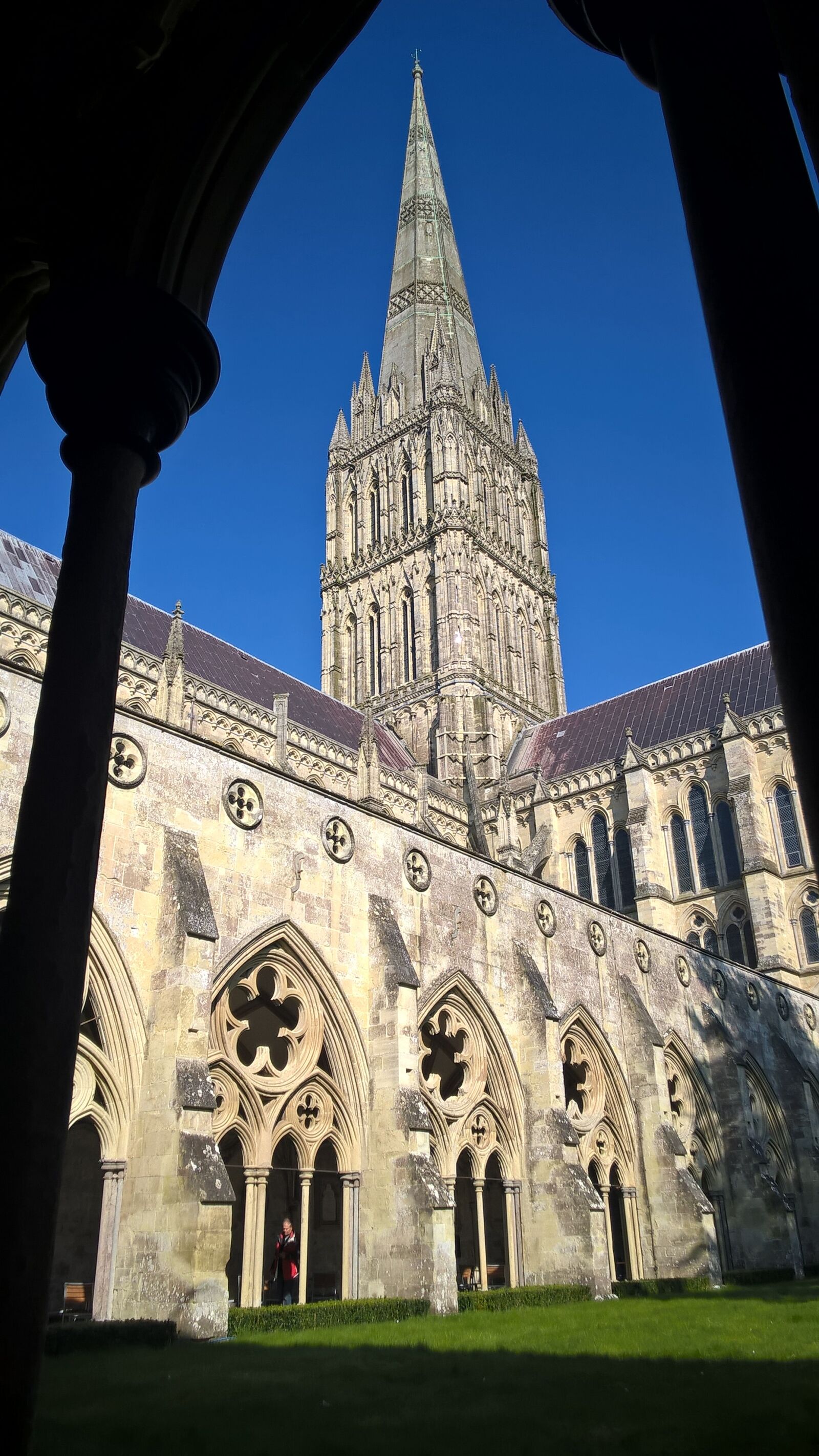 Nokia Lumia 830 sample photo. Salisbury, cathedral, the, cloisters photography