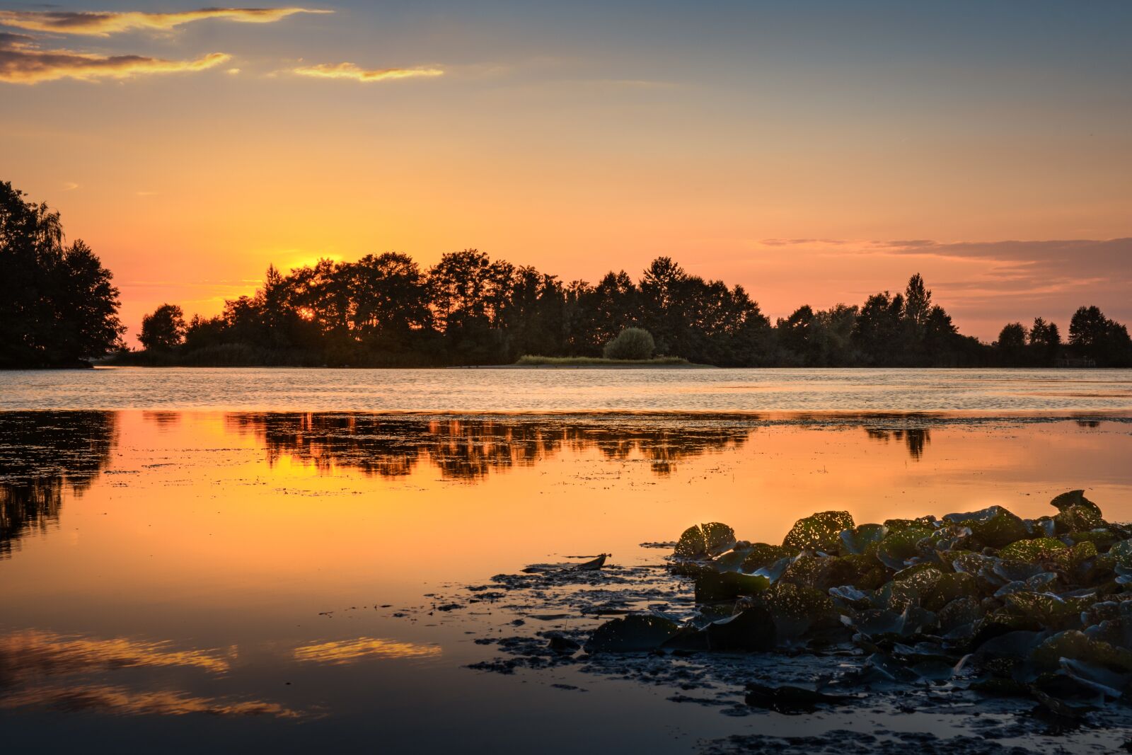 Nikon D7200 sample photo. Sunset, lake, mood photography