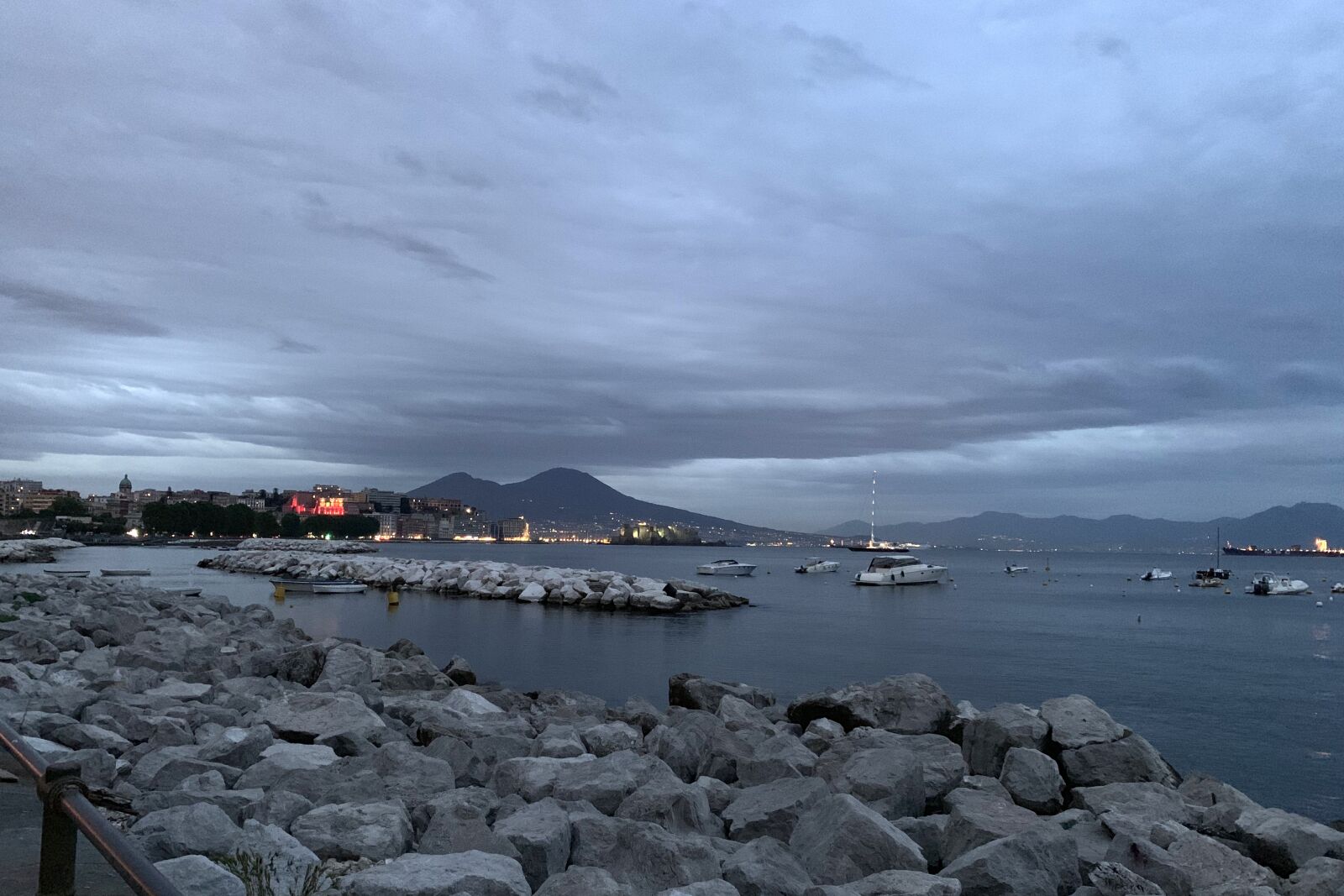Apple iPhone XS Max sample photo. Naples, vesuvius, sea photography