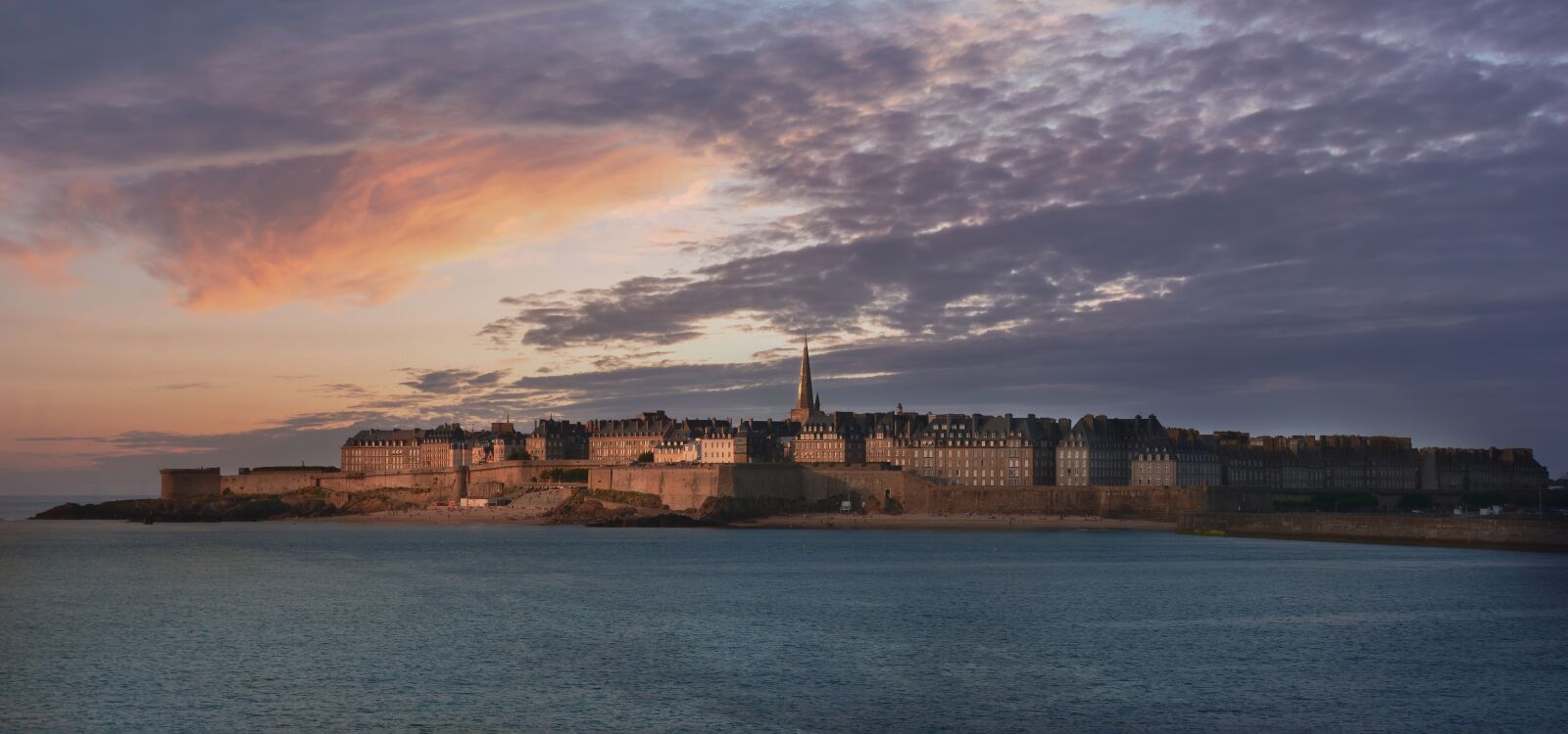 Nikon D7100 sample photo. Saint malo, sunset, city photography