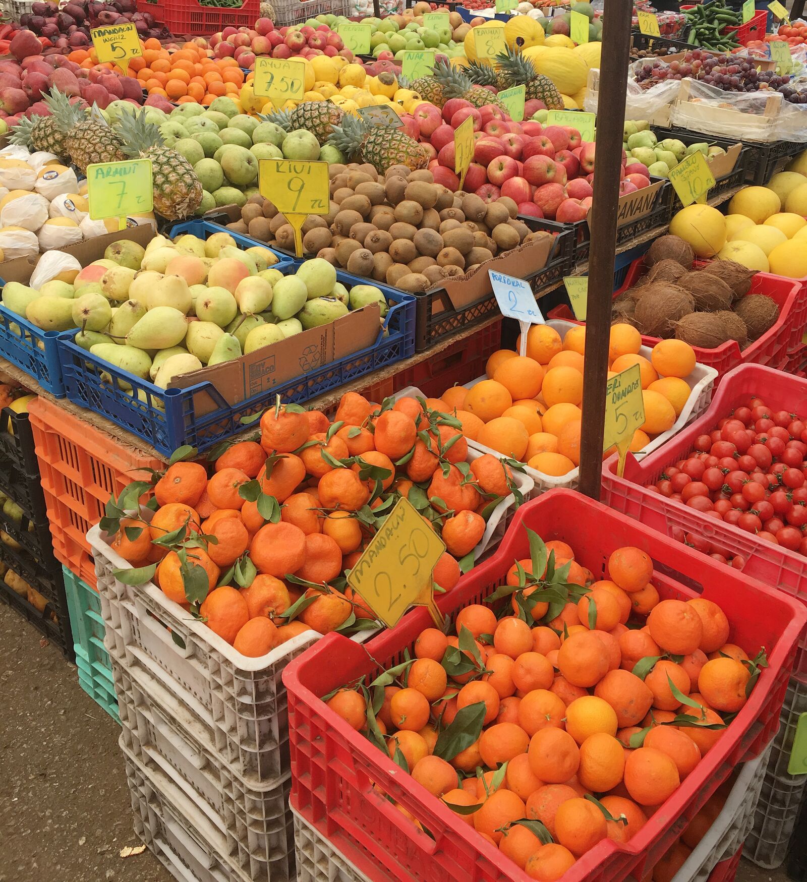 Apple iPhone 6s sample photo. Market, tangerines, fruit photography