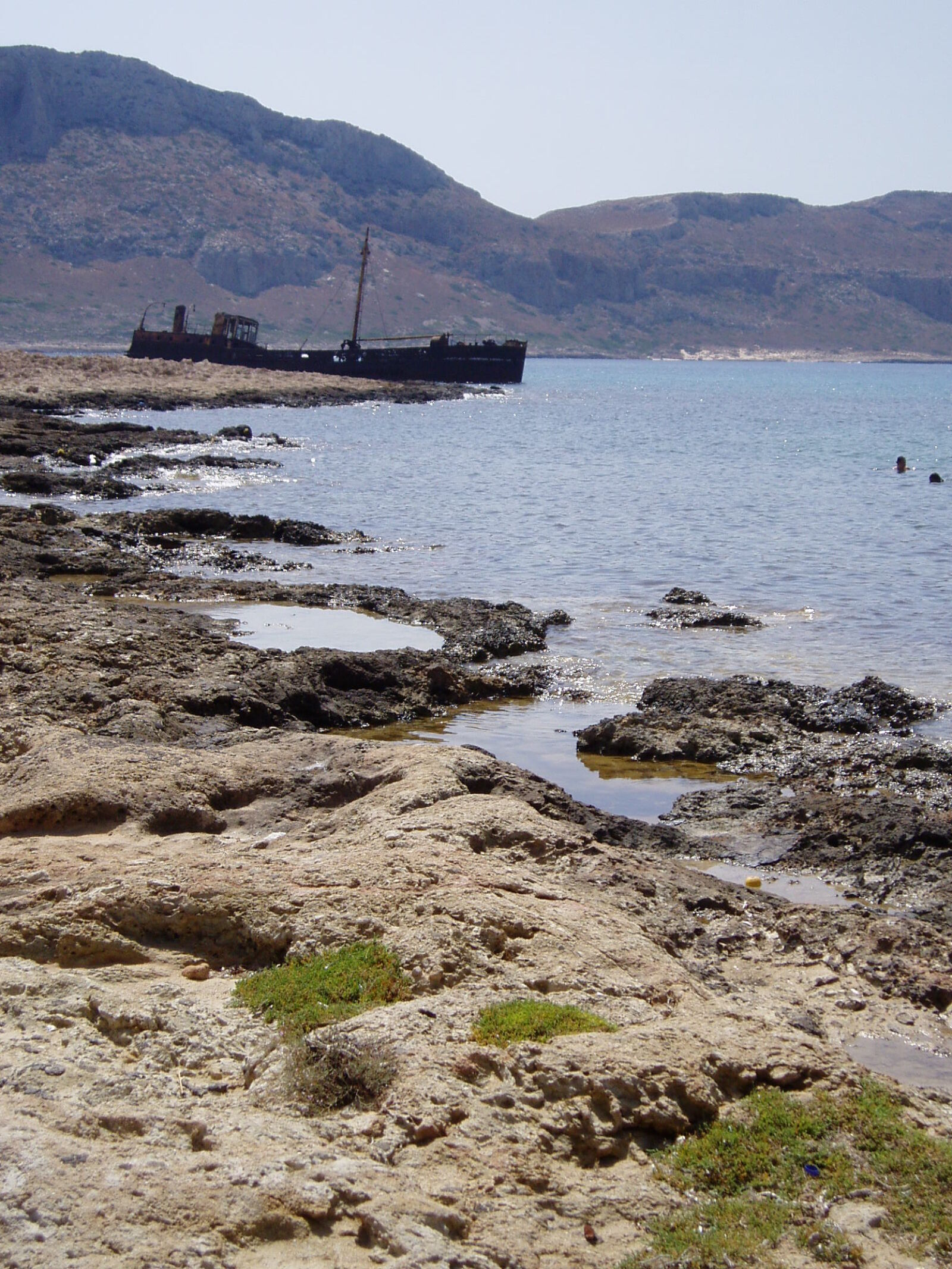 Olympus u10D,S300D,u300D sample photo. Bay, boat, coast, crete photography