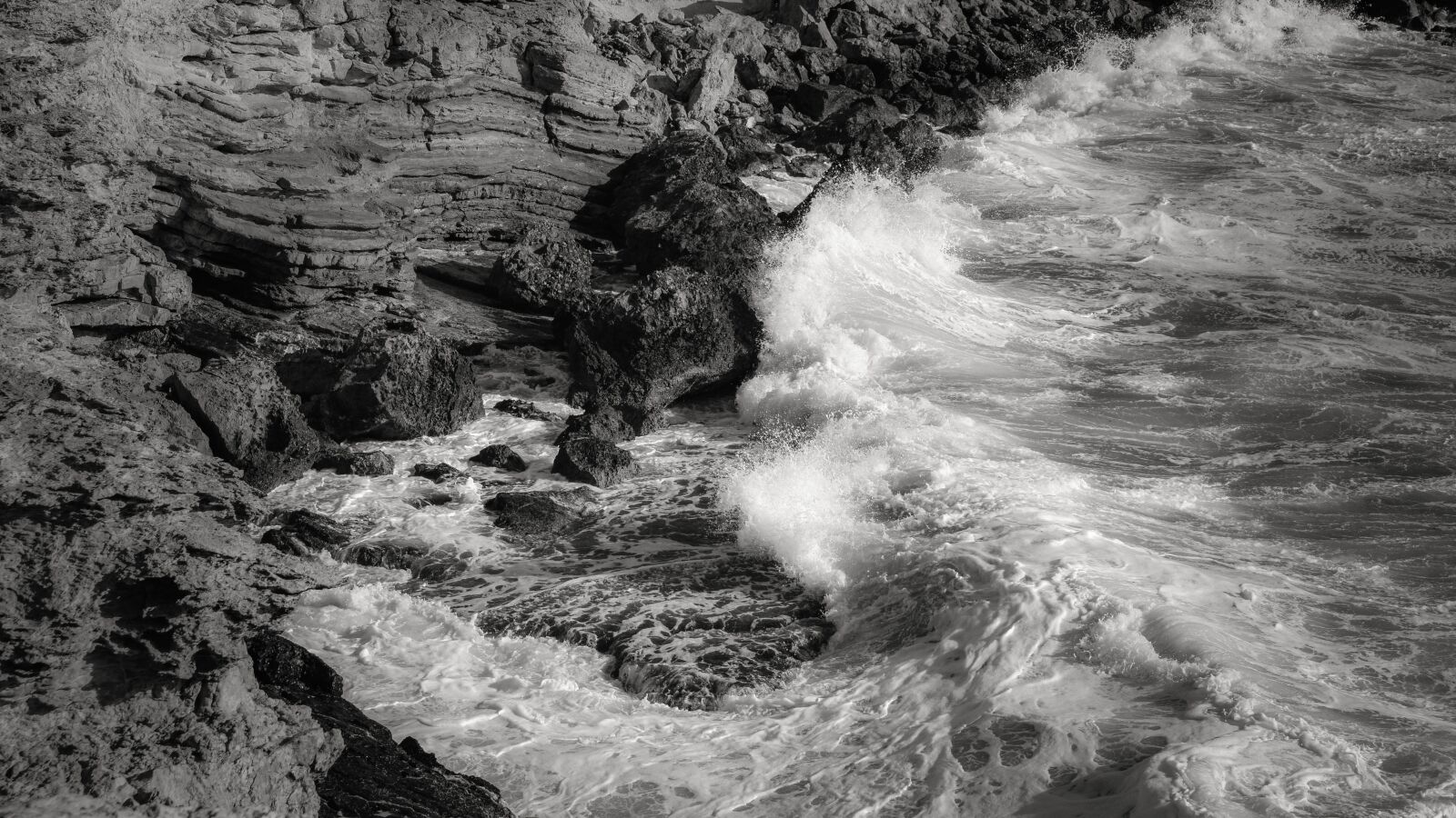 Nikon D3300 sample photo. Rocky coast, sea, wave photography
