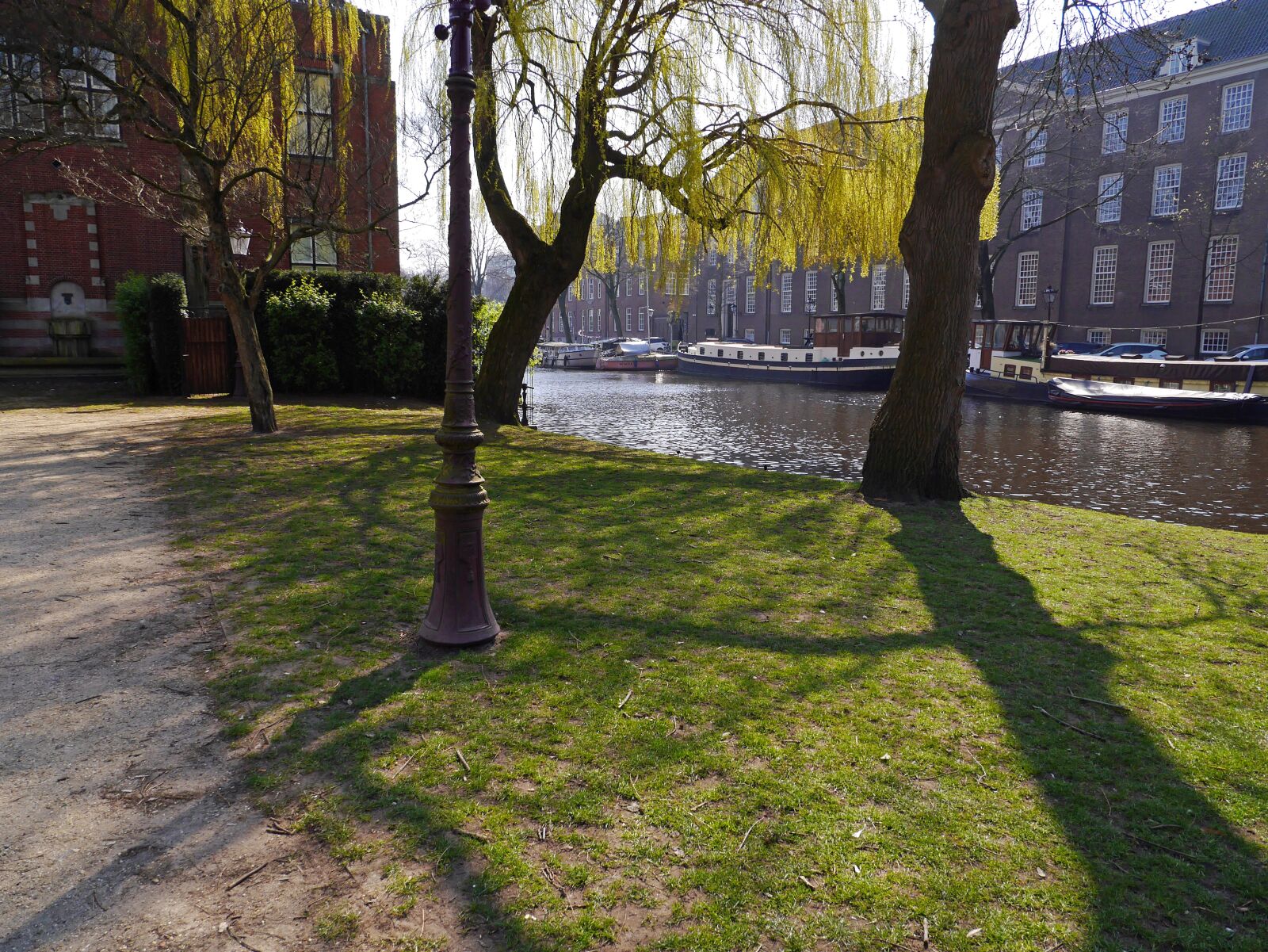 Panasonic Lumix DMC-GF6 sample photo. Amsterdam, shadows, trees photography