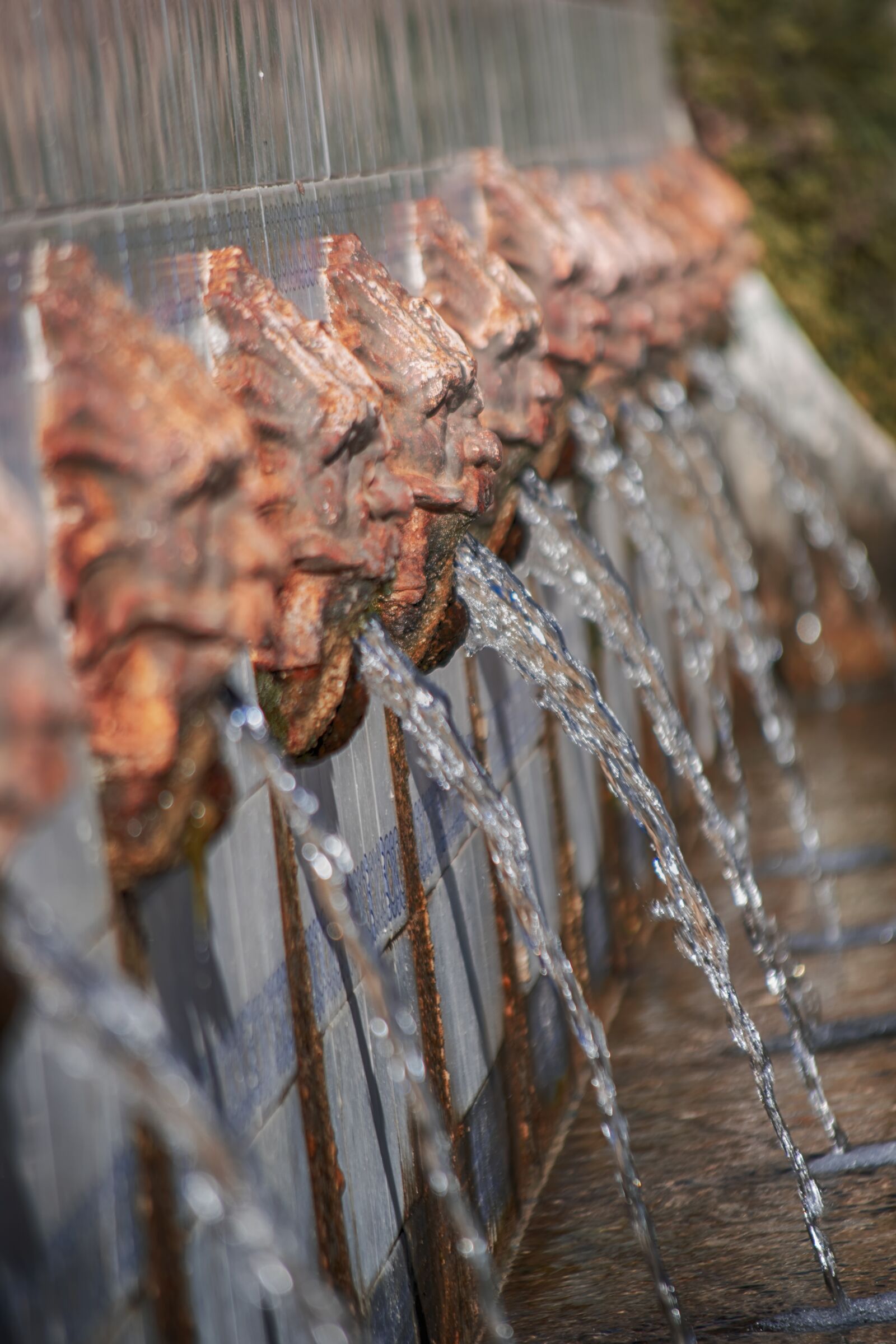 Nikon D3300 sample photo. Source, water, drink photography