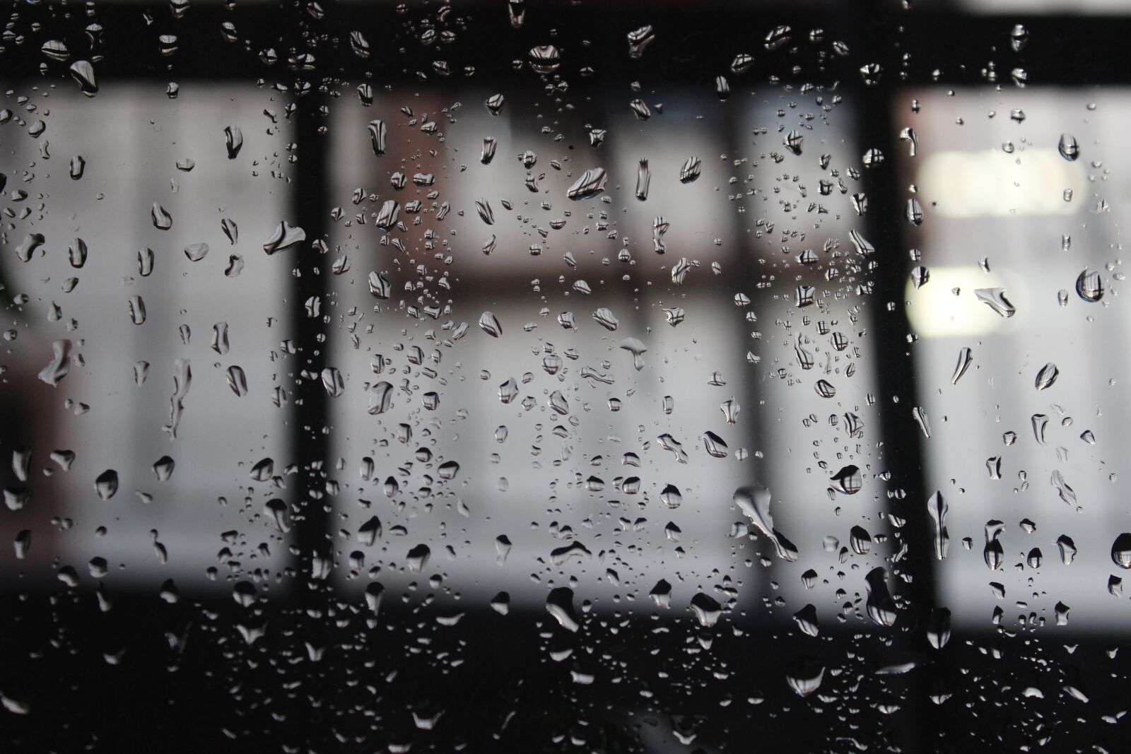 Canon EOS 600D (Rebel EOS T3i / EOS Kiss X5) sample photo. Rain, drop, glass photography