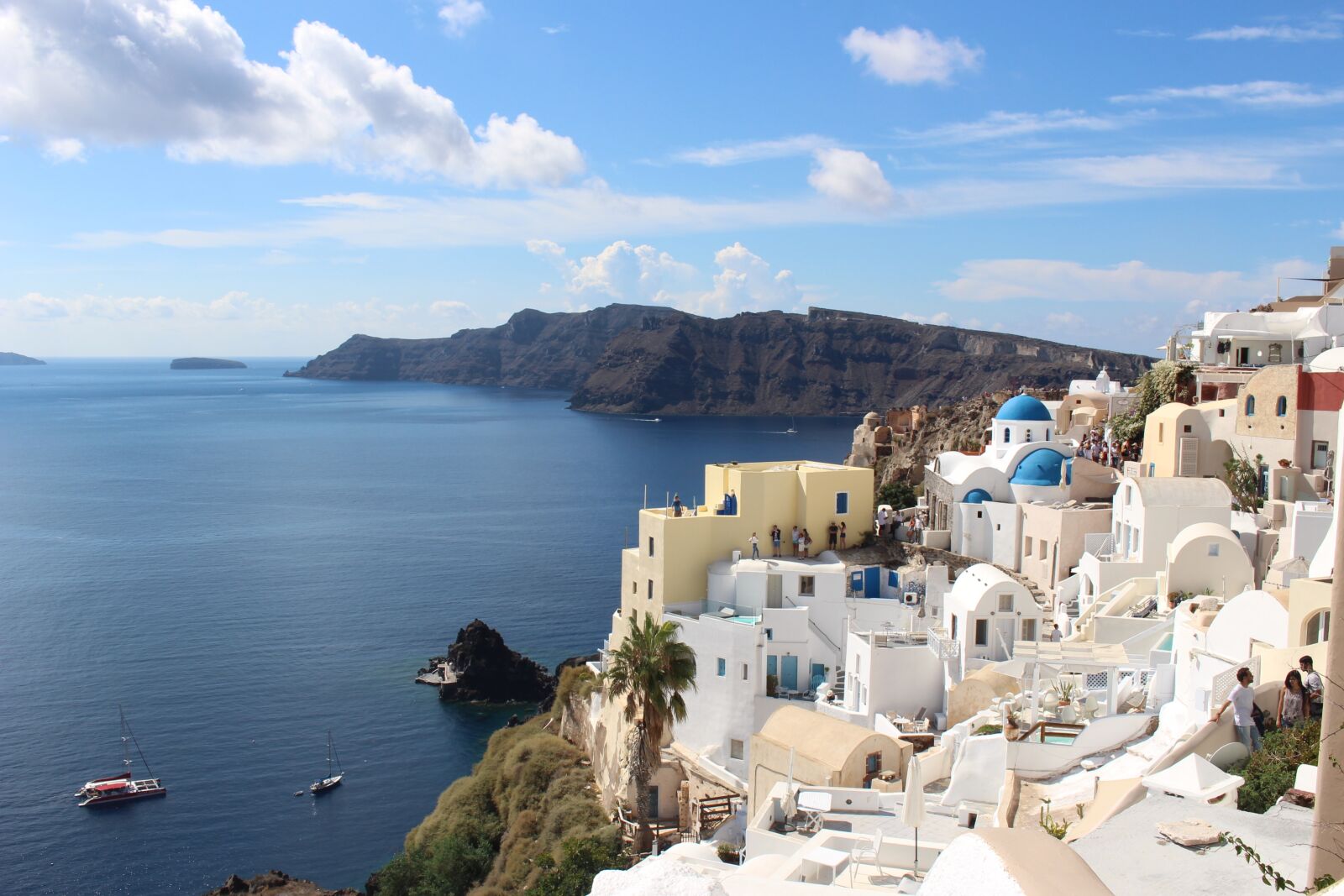 Canon EOS 100D (EOS Rebel SL1 / EOS Kiss X7) sample photo. Santorini, greece, travel photography