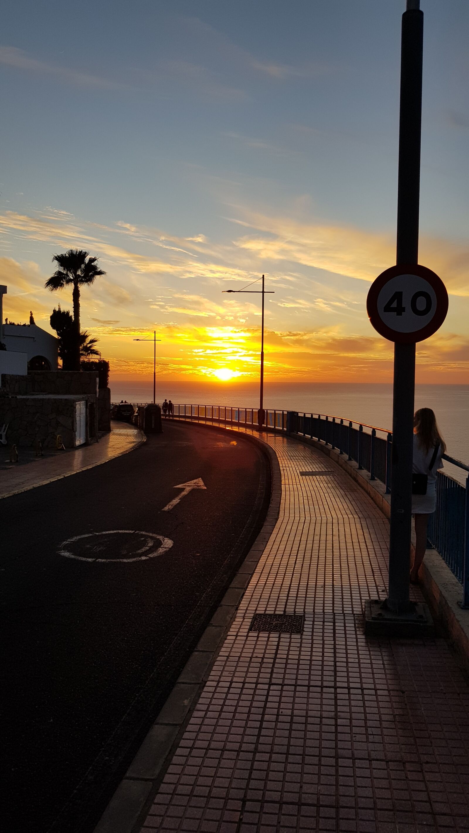Samsung Galaxy S8 sample photo. Sunset, canary islands, puerto photography
