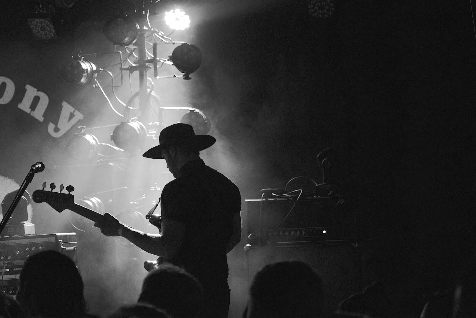 Nikon D3300 sample photo. Bassist, performer, band photography