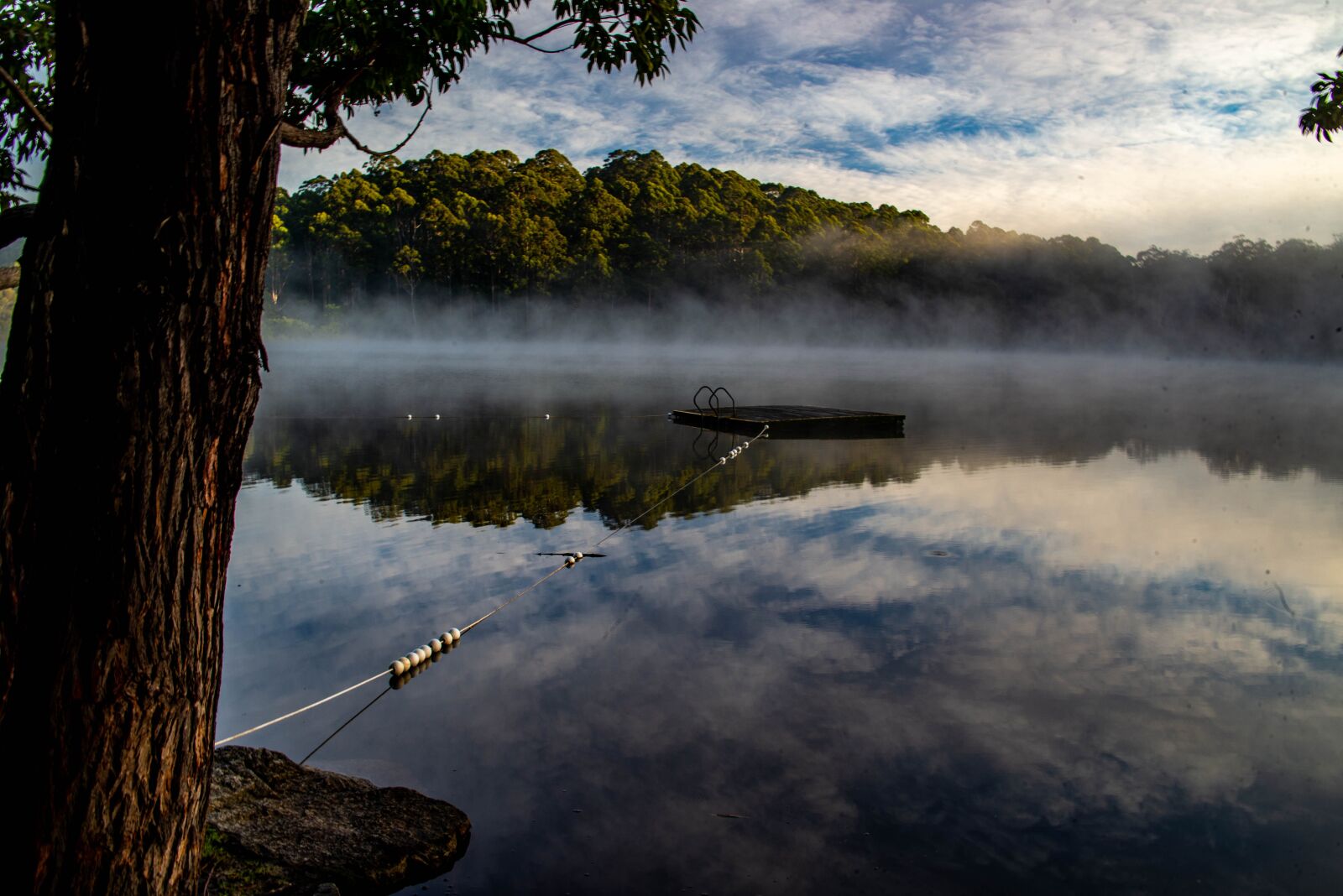 Tamron 28-300mm F3.5-6.3 Di VC PZD sample photo. Water, mist, lake photography