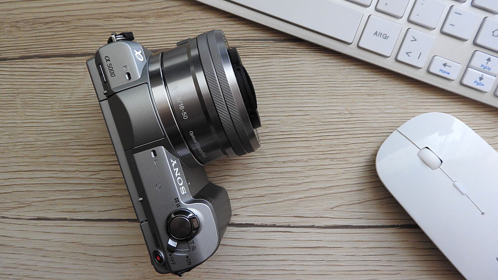 Nikon Coolpix P610 sample photo. Camera, keyboard, mouse photography