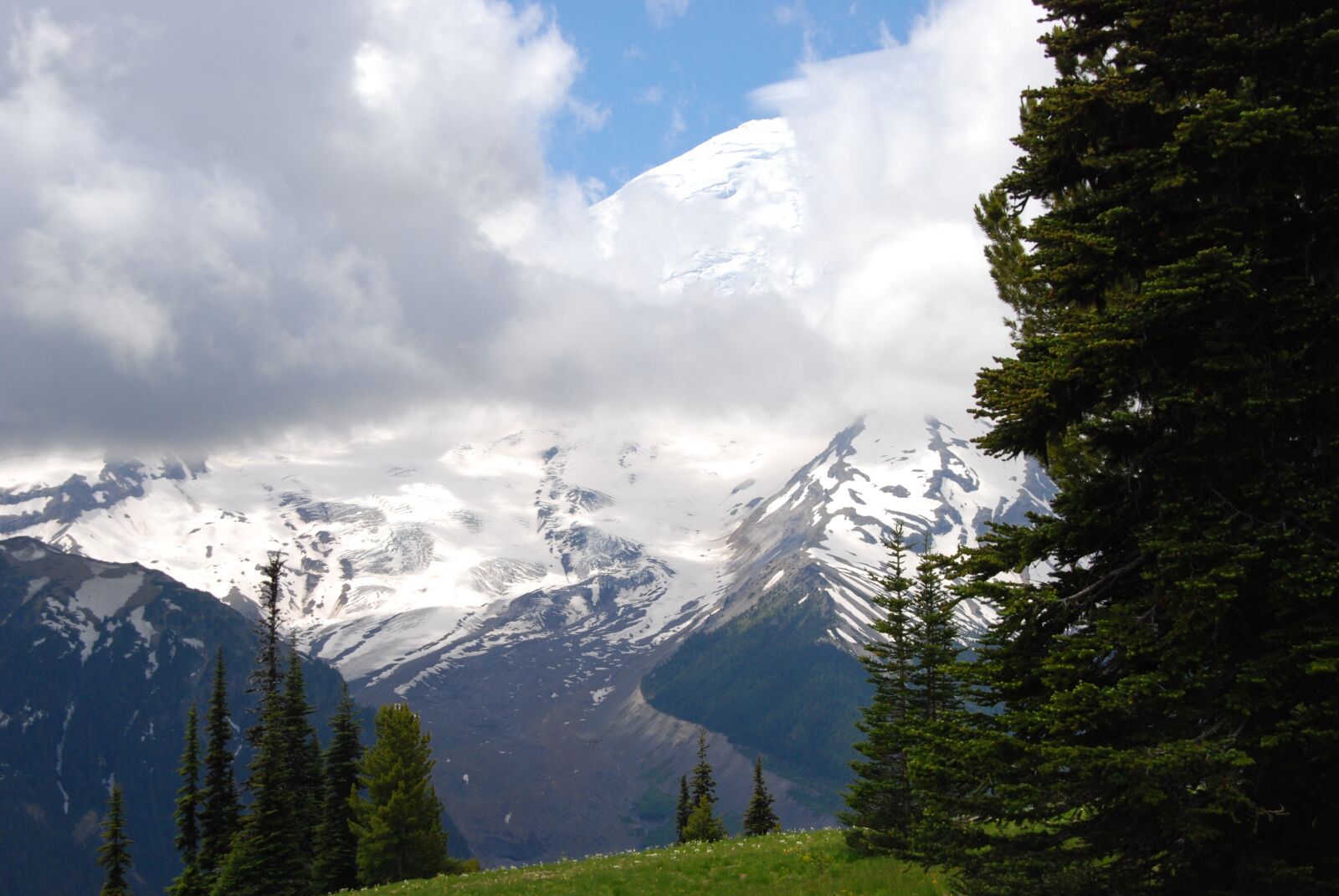 Nikon D80 sample photo. Mountain, snow, eternal photography