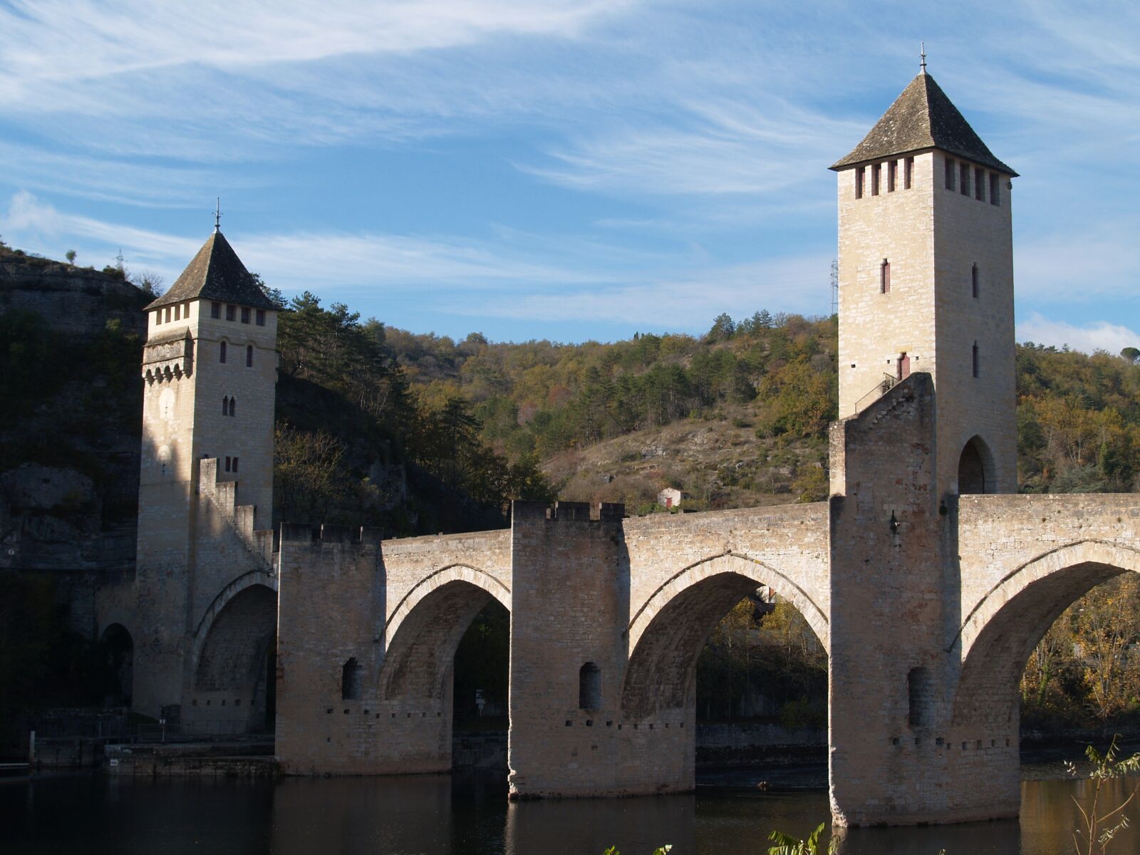 Olympus E-300 (EVOLT E-300) sample photo. Bridge, cahors, lot photography