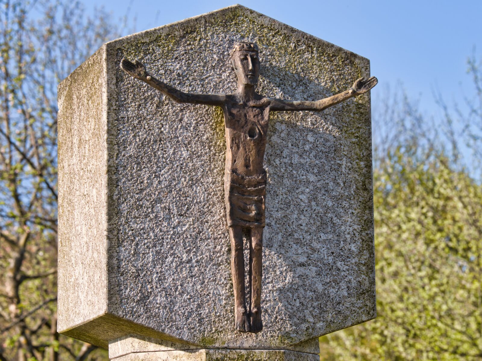 Nikon D7500 sample photo. Jesus, memorial stone, crucifixion photography