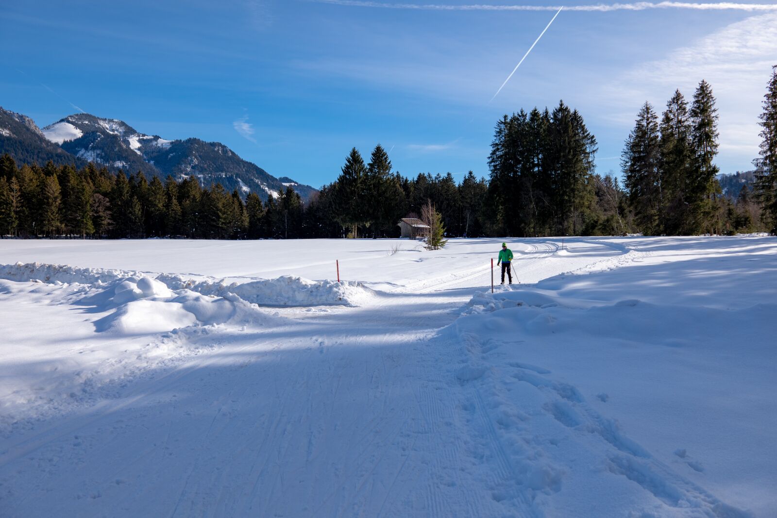 Leica CL sample photo. Cross country skiing, snow photography