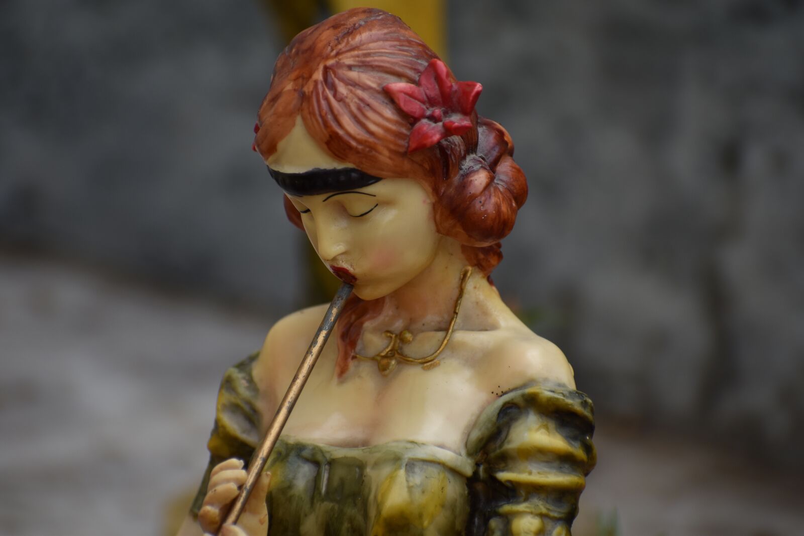 Nikon D5600 sample photo. Pied piper, woman, red photography