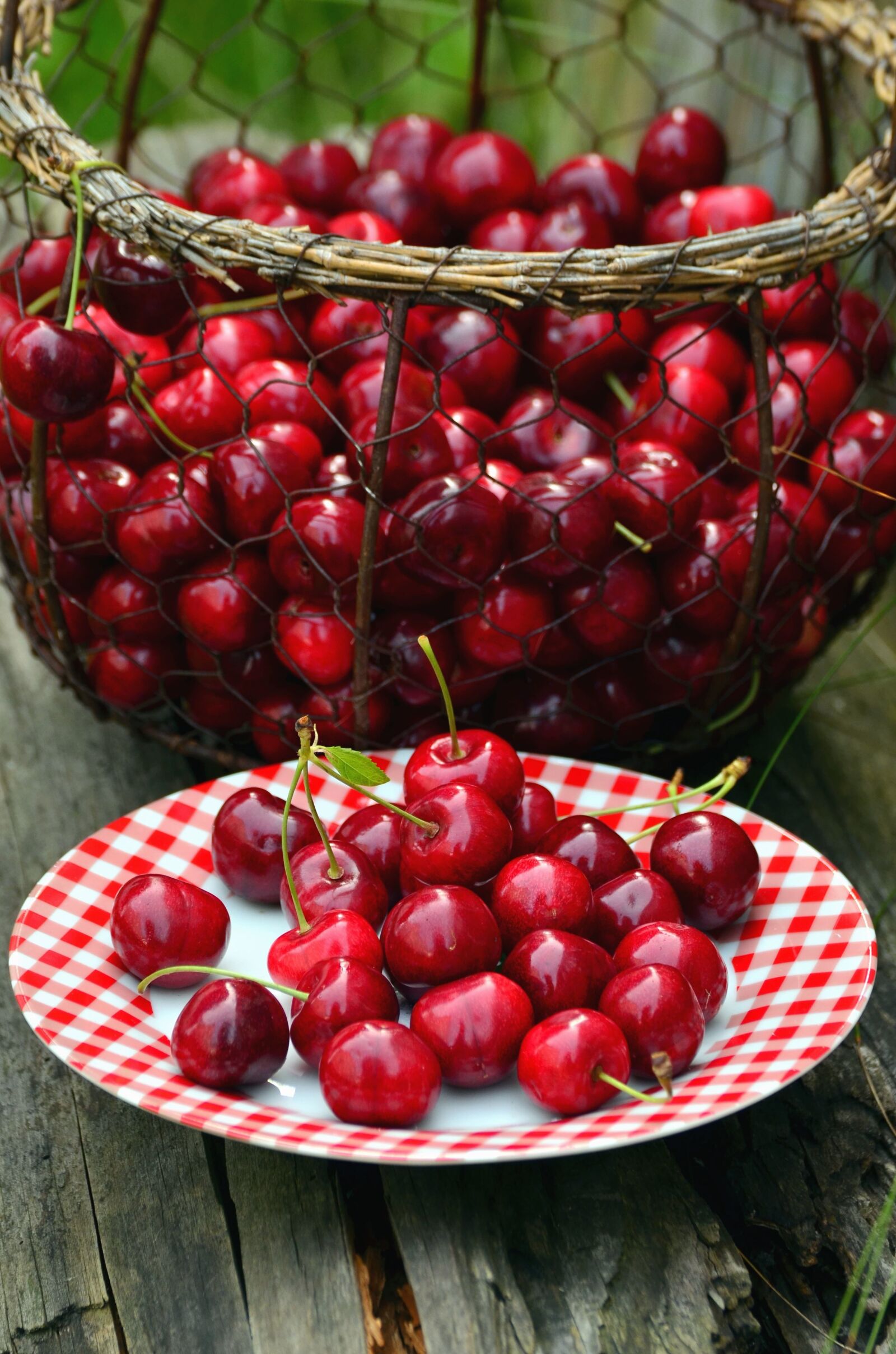 Nikon D5100 sample photo. Cherry, basket, food, fruit photography